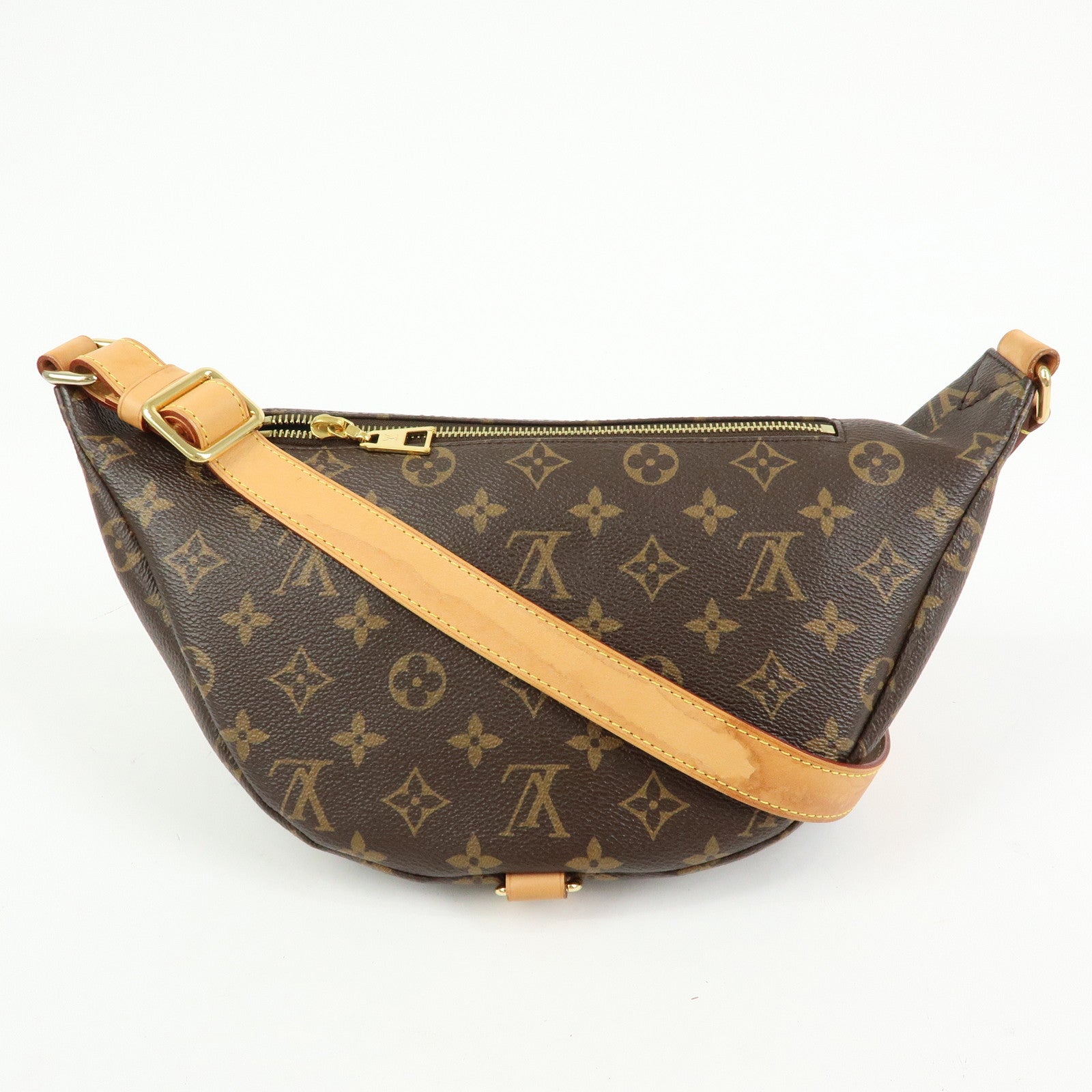 Louis Vuitton Monogram Bum Bag Crossbody Shoulder Bag Brown M43644
