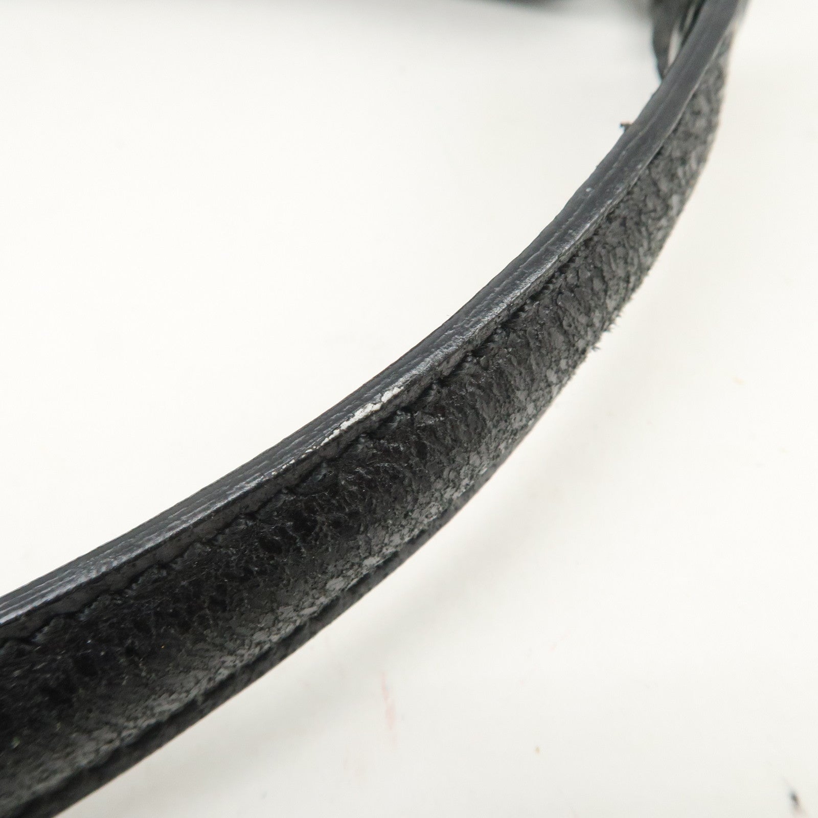 GUCCI GG Canvas Leather Shoulder Bag Hand Bag Black 113012