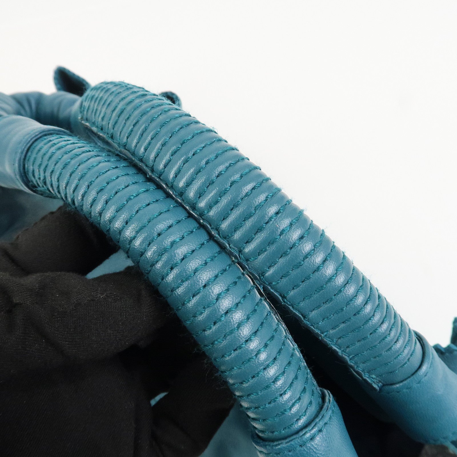 LOEWE Nappa Aire Nappa Leather Hand Bag Tote Bag Blue