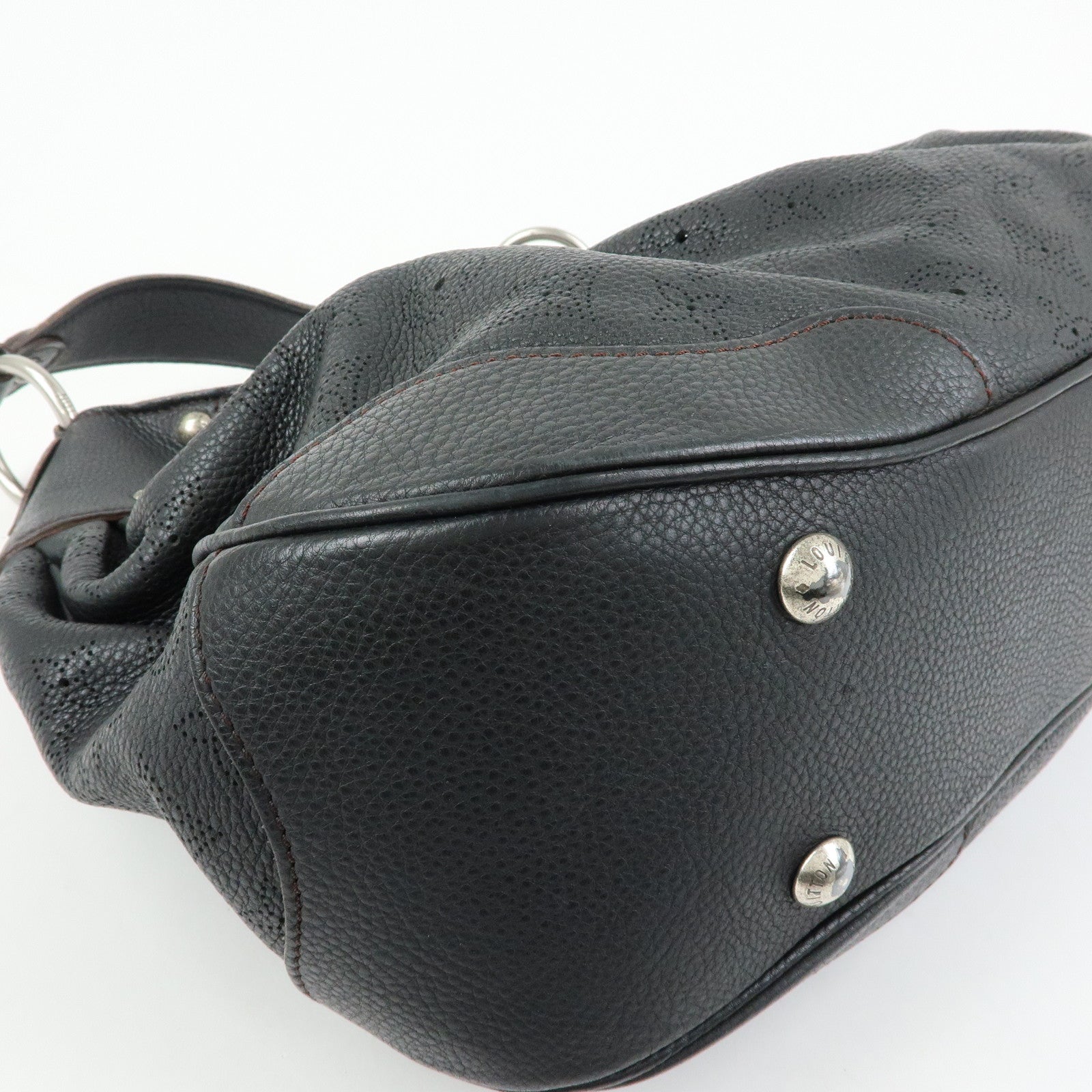 Louis Vuitton Monogram Mahina Solar PM Shoulder Bag Noir M93127