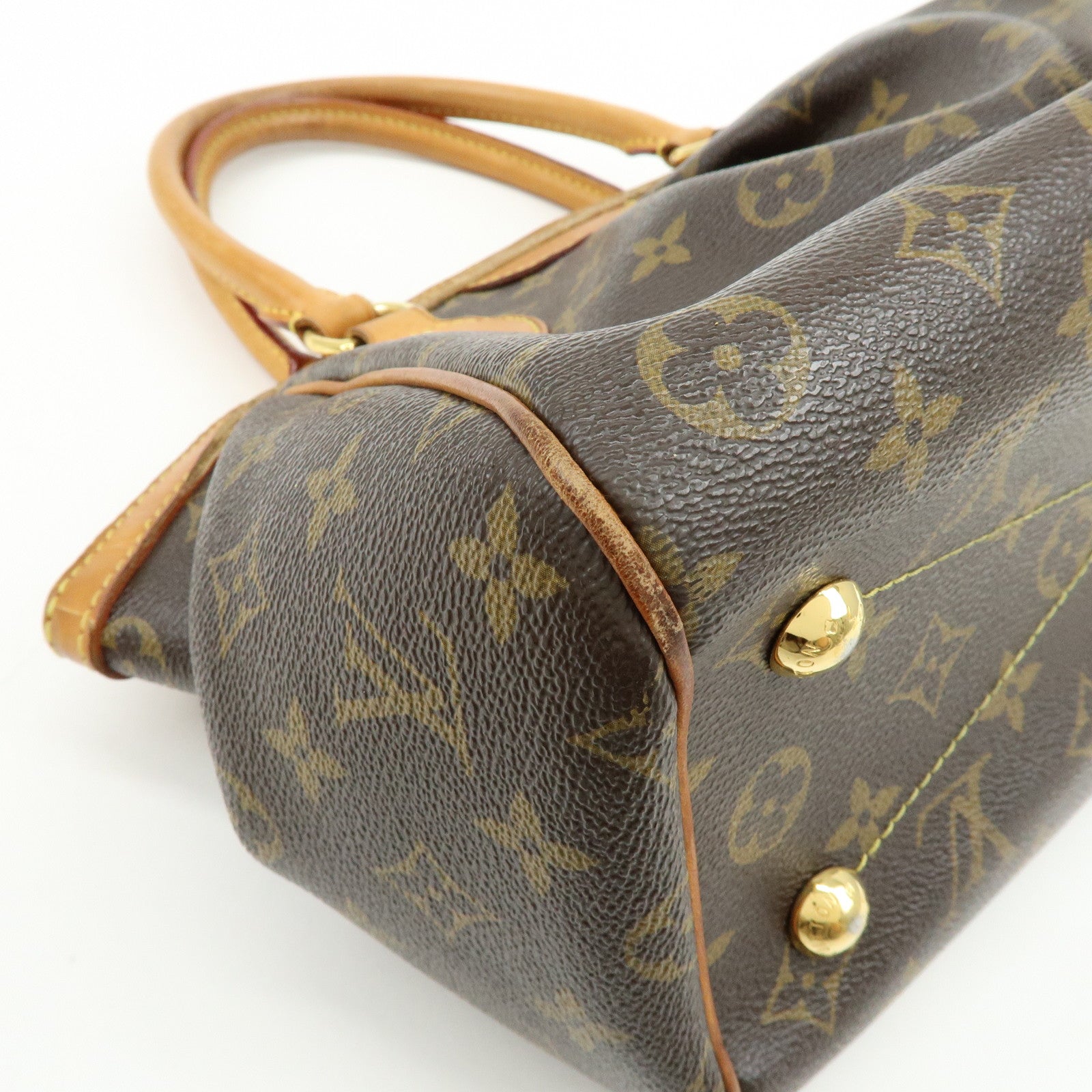 Louis Vuitton Monogram Tivoli PM Hand Bag Shoulder Bag Brown M40143