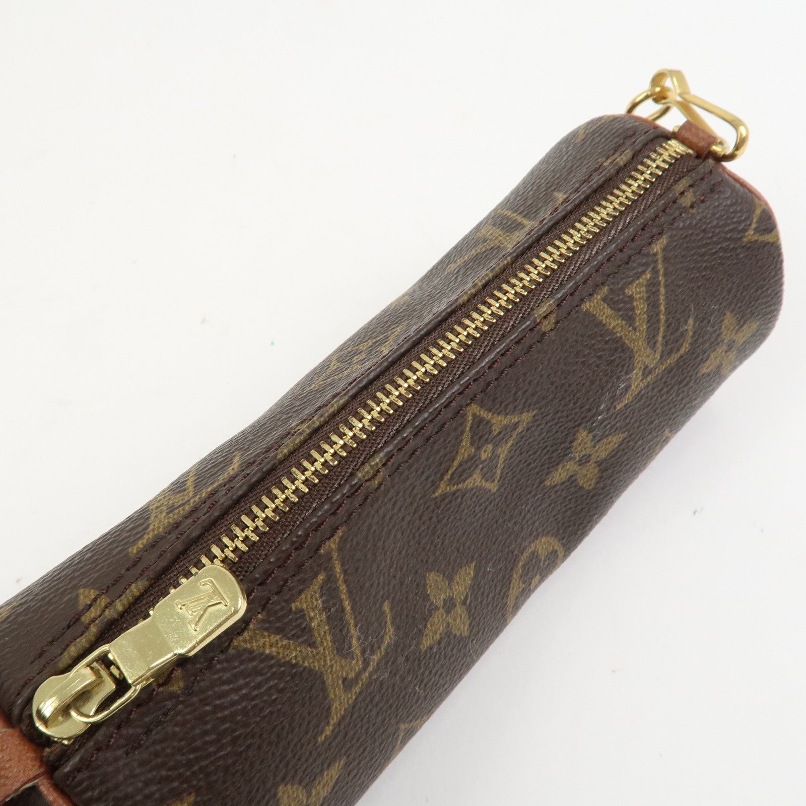 Louis Vuitton Monogram Mini Pouch for Papillon Bag Old Style Brown