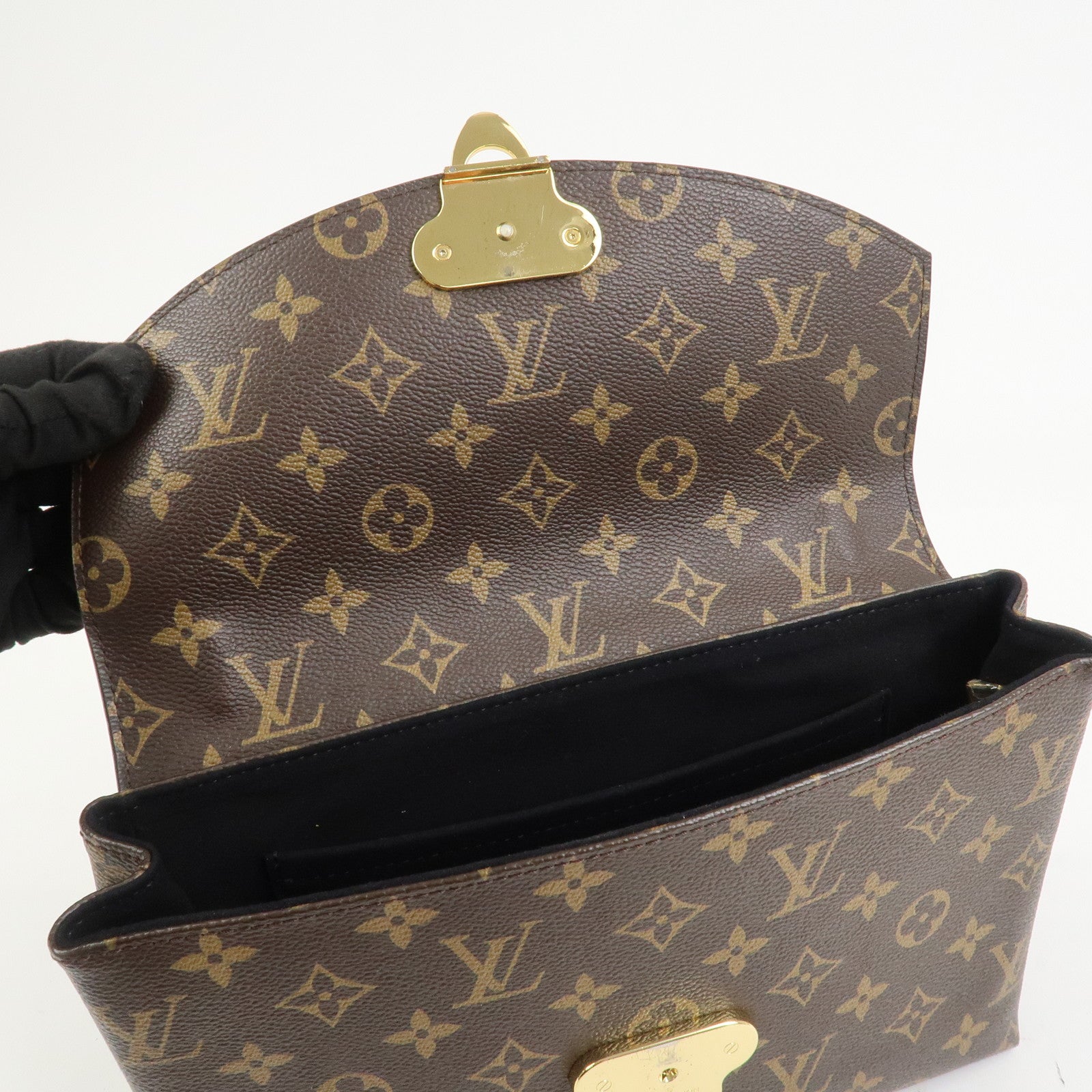 Louis Vuitton Monogram Saint Placide Canvas Shoulder Bag M43714
