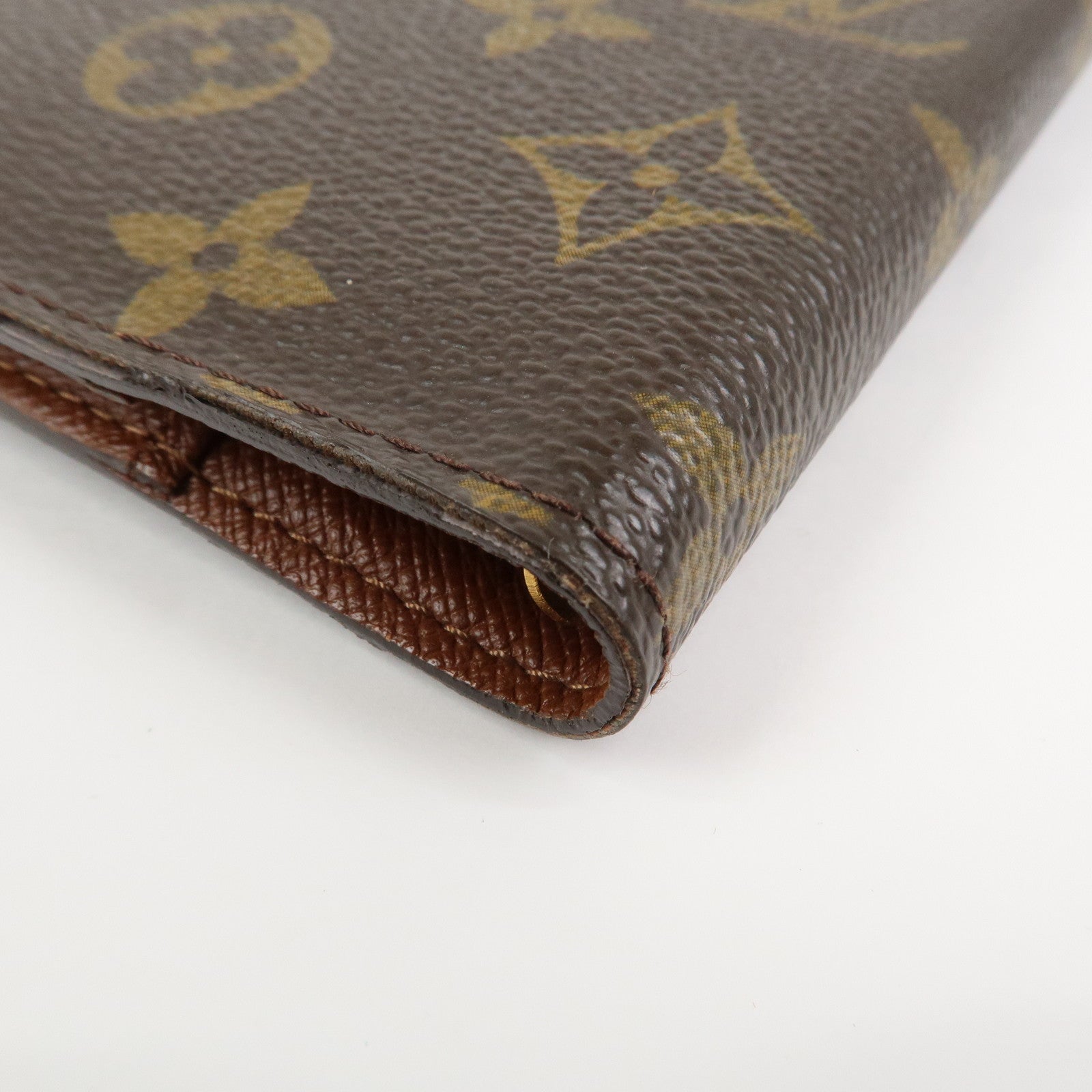 Louis Vuitton Monogram Canvas Agenda PM Planner Cover Brown R20005
