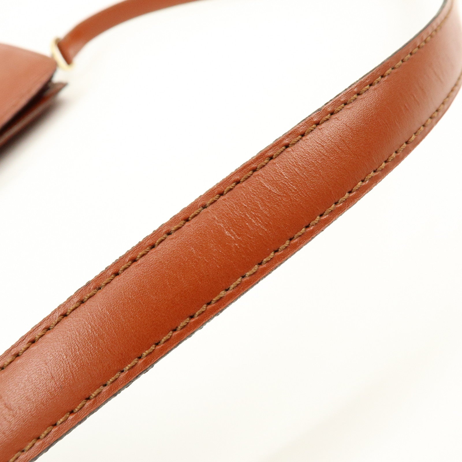 Louis Vuitton Epi Leather Capucines Shoulder Bag Kenya Brown M52343