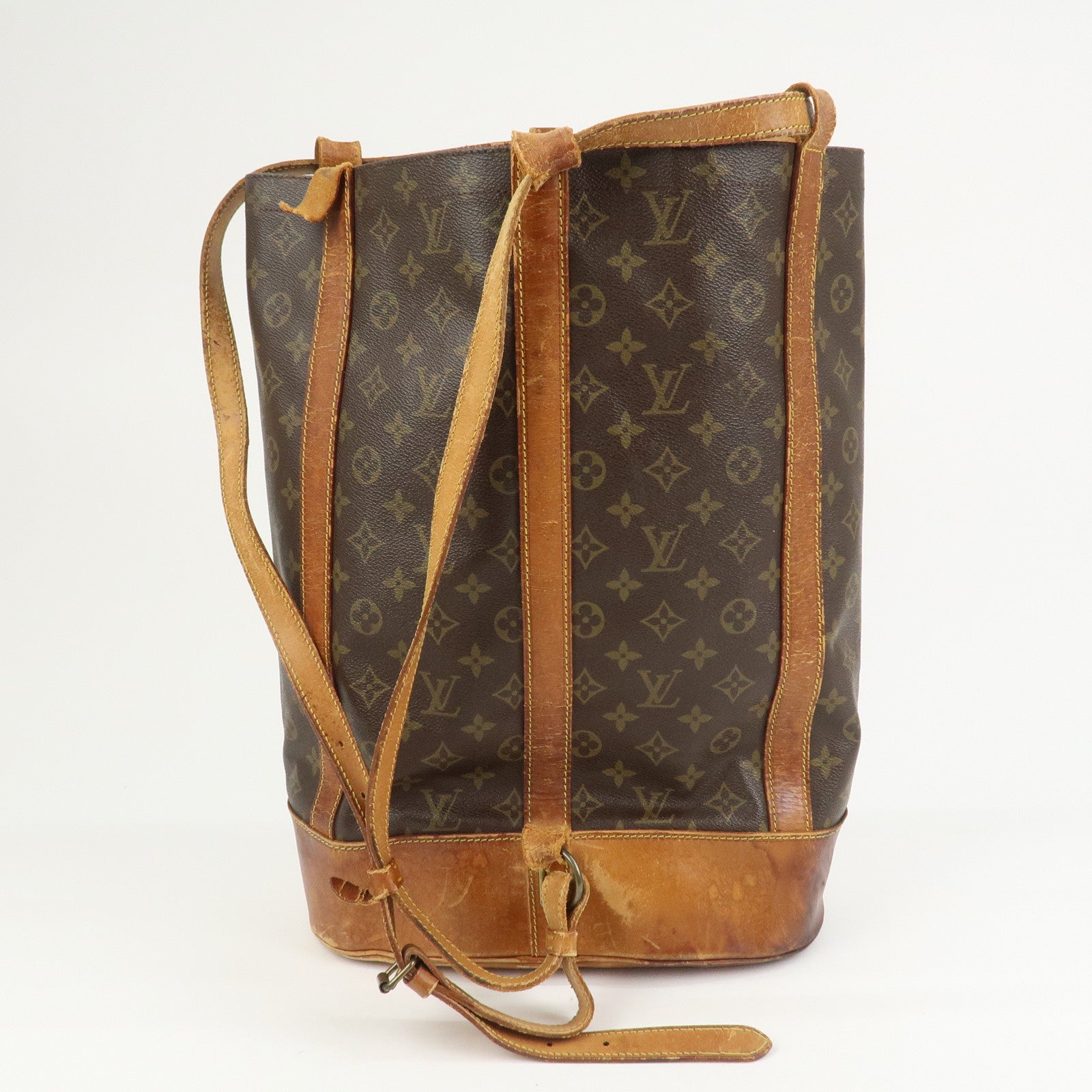 Louis Vuitton Monogram Randonnee GM Shoulder Bag Brown M42244