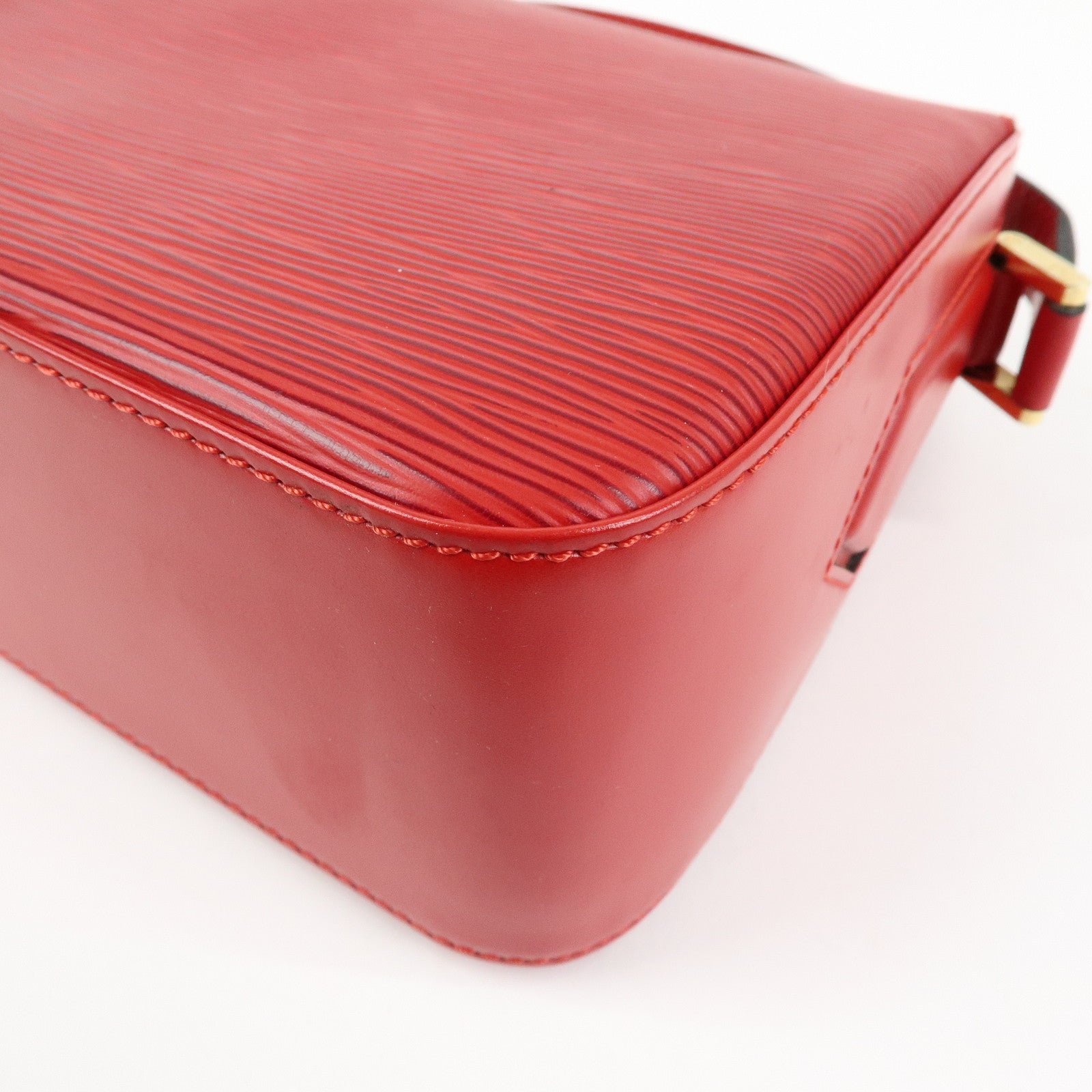 Louis Vuitton Epi Buci Shoulder Bag Hand Bag Castilian Red M52207