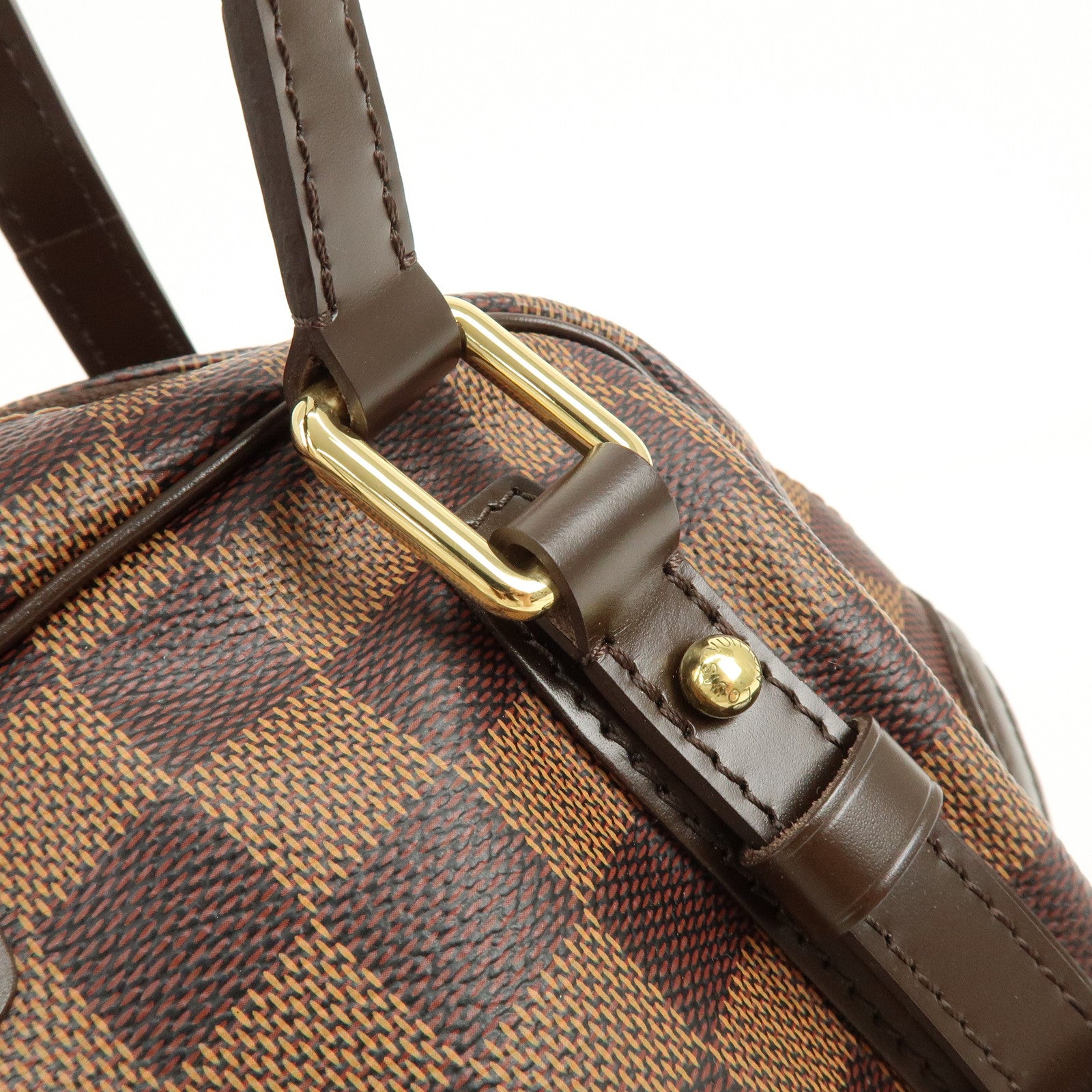Louis Vuitton Damier Ebene Rivington PM Shoulder Hand Bag N41157