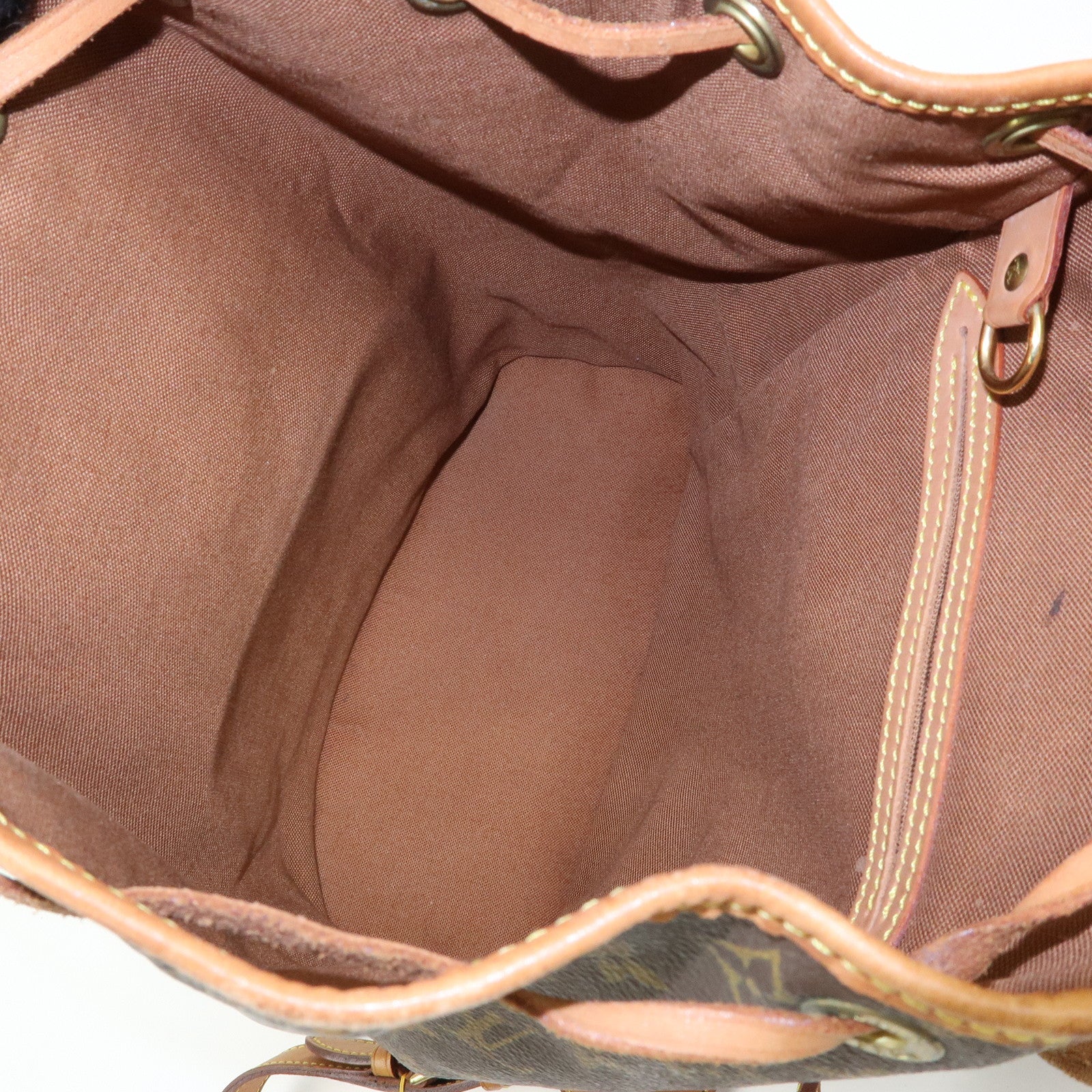 Louis Vuitton Monogram Montsouris MM Backpack Rucksack Brown M51136