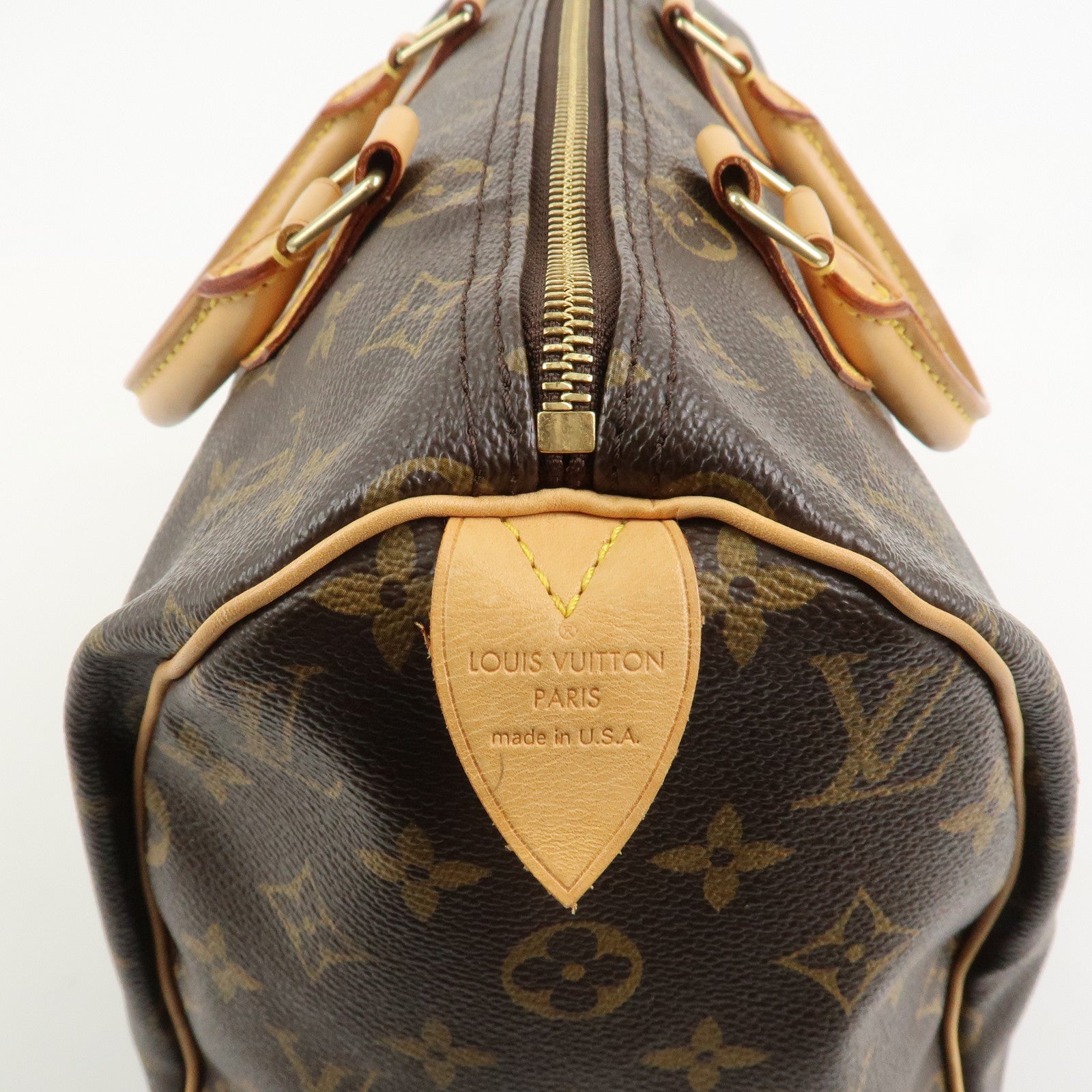 Louis Vuitton Monogram Speedy 30 Boston Bag Hand Bag Brown M41526