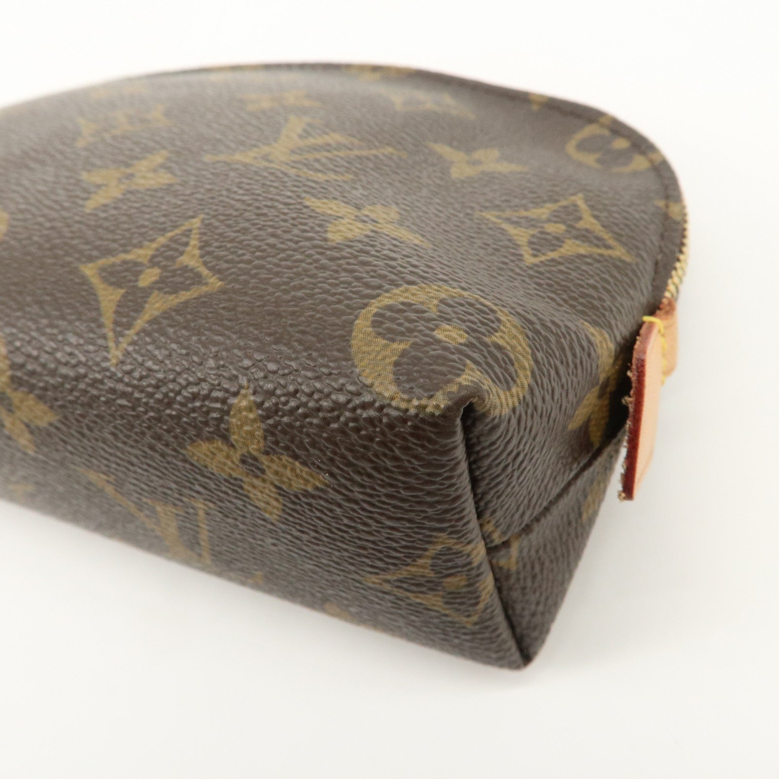Louis Vuitton Monogram Pochette Cosmetic Pouch Brown M47515