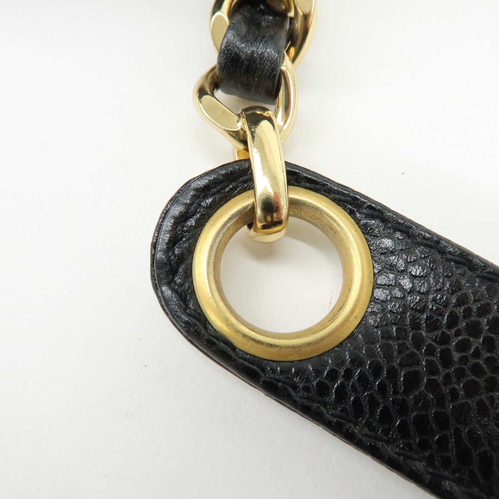 CHANEL Triple COCO Mark Caviarskin Chain Shoulder Bag Black