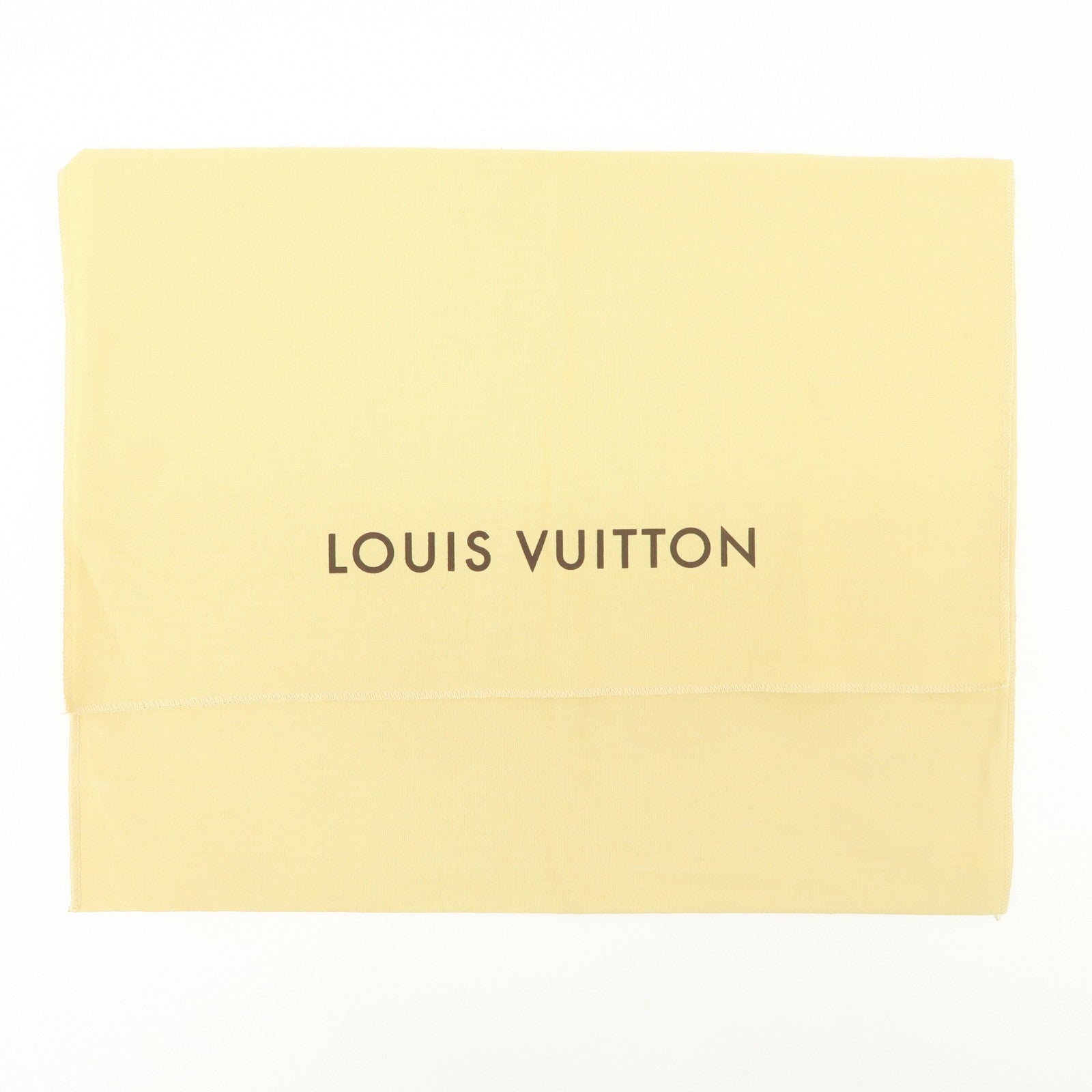 Louis Vuitton Set Of 10 Dust Bag Storage Bag Flap Style Beige