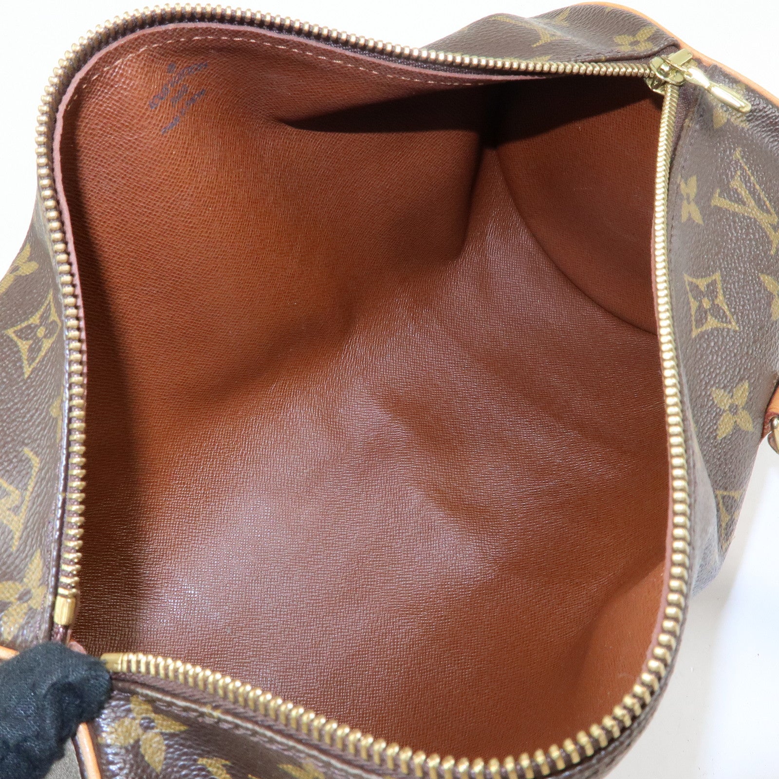 Louis Vuitton Monogram Papillon 30 Hand Bag Brown M51385