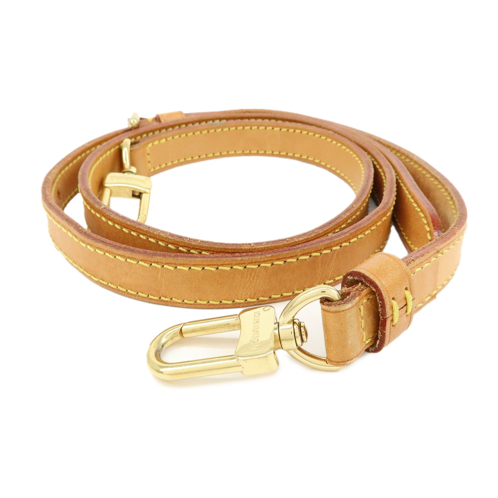 Louis Vuitton Adjustable Leather Shoulder Strap 120cm 1.6cm J52312