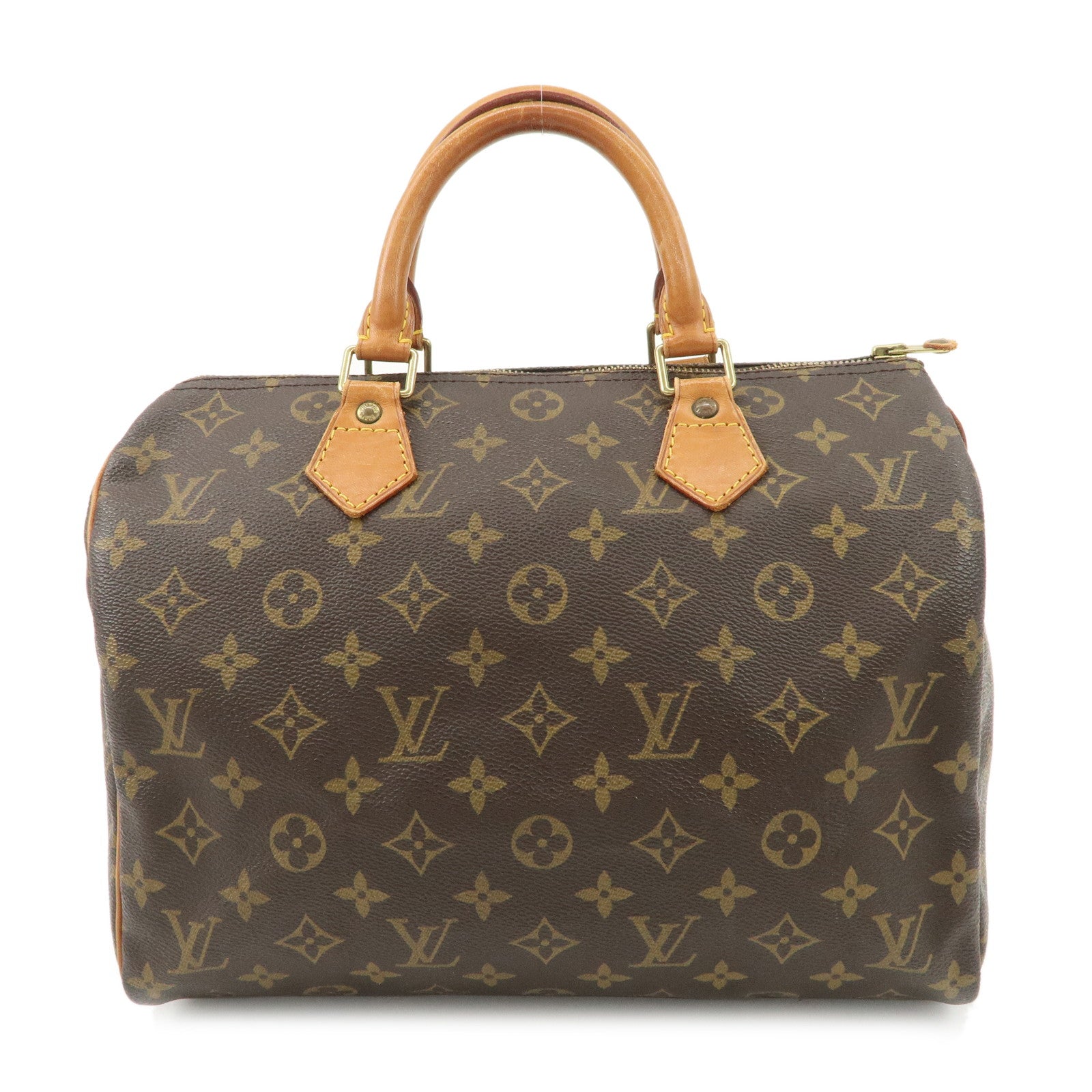 Louis Vuitton Monogram Speedy 30 Boston Bag Hand Bag M41526 Used