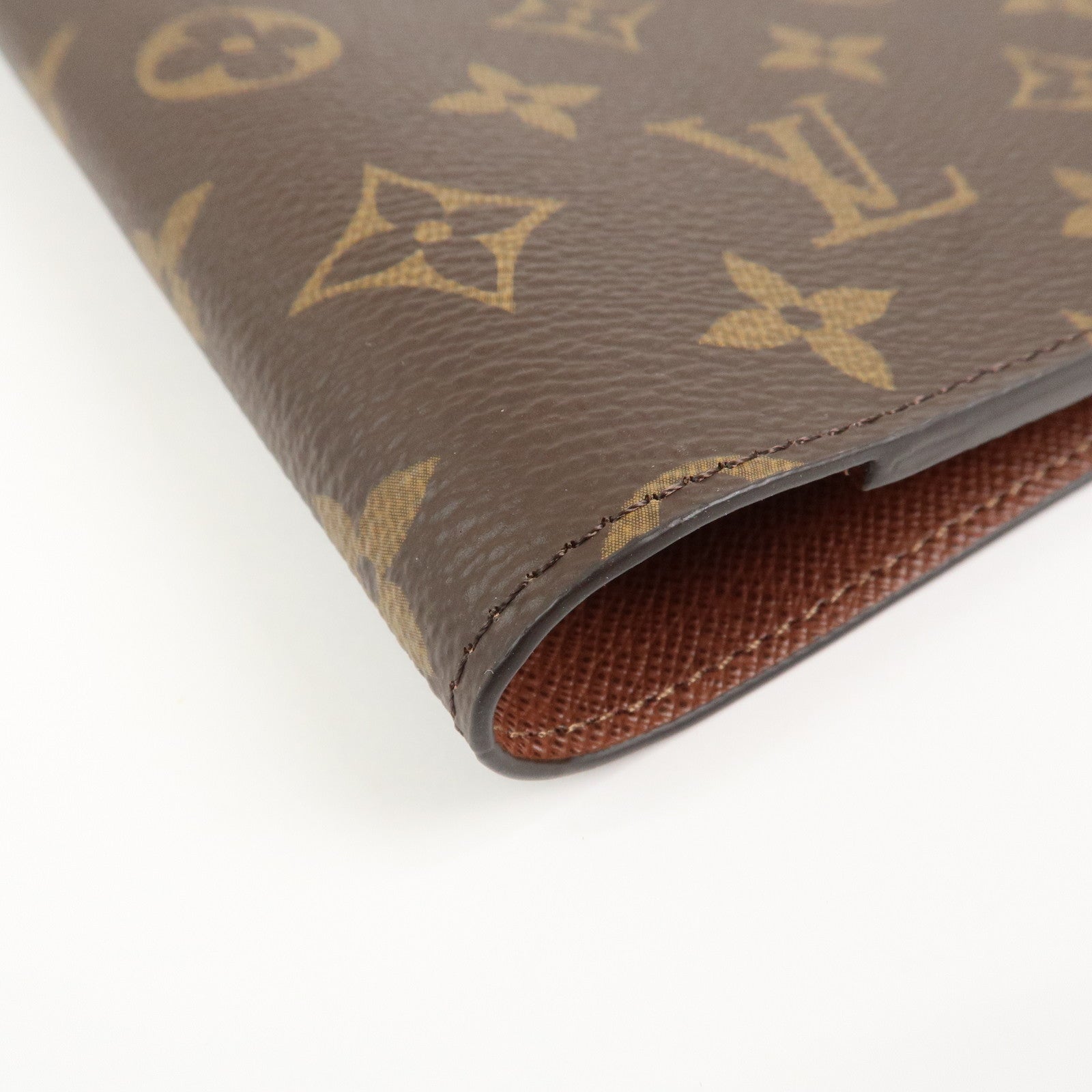 Louis Vuitton Monogram Agenda Bureau Planner Cover Brown R20100