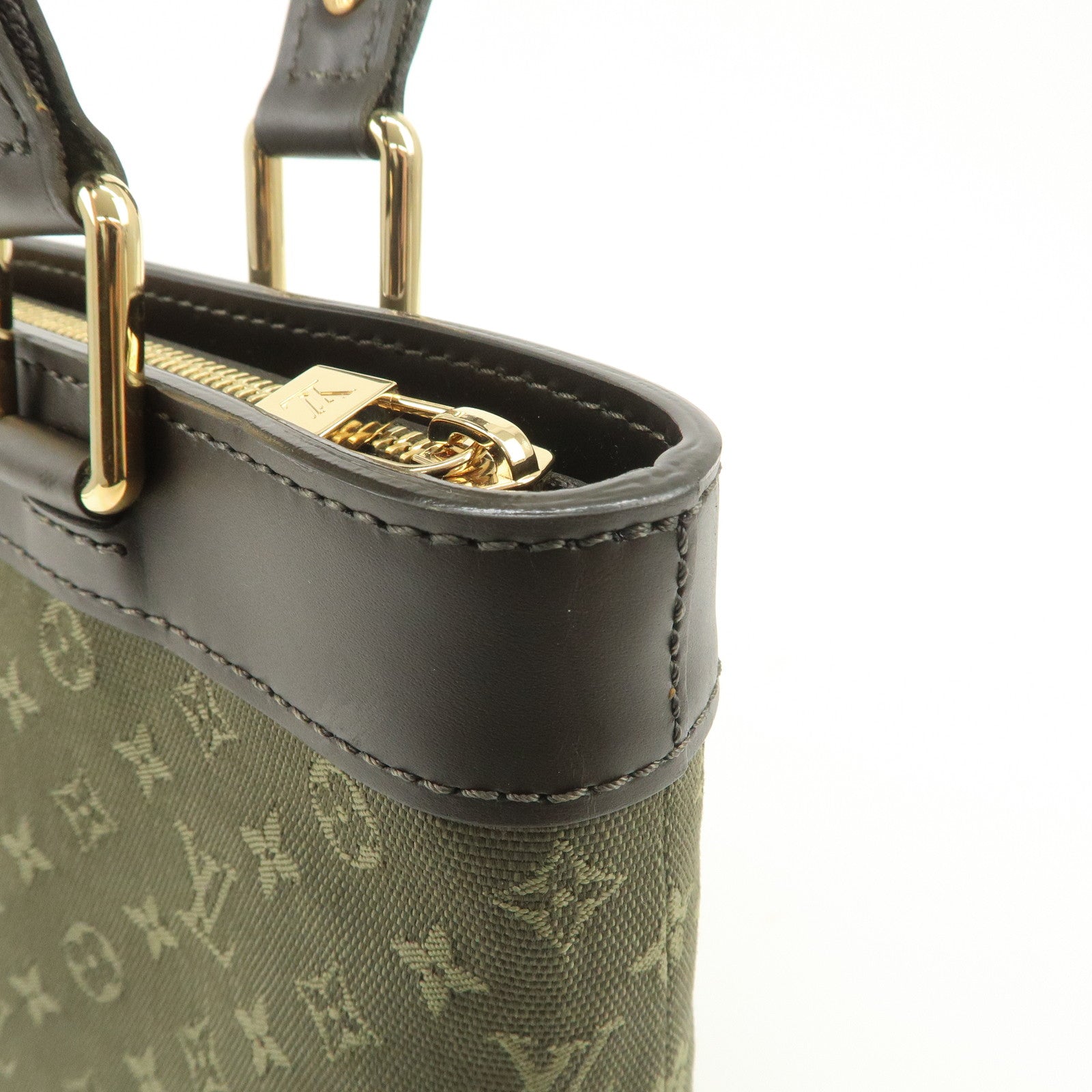 Louis Vuitton Monogram Mini Lucille PM Hand Bag TST Khaki M92682