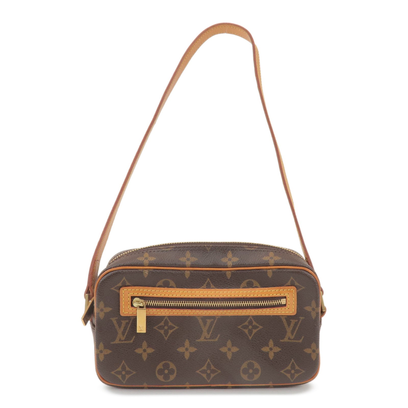 Louis Vuitton Monogram Pochette Cite Shoulder Bag Brown M51183