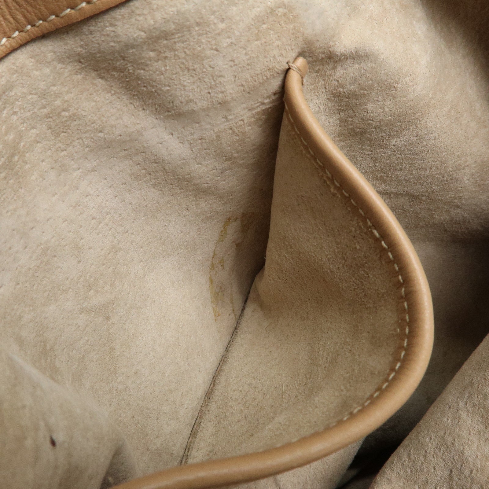 PRADA Soft Calf Leather 2Way Hand Shoulder Bag Light Brown BN1902