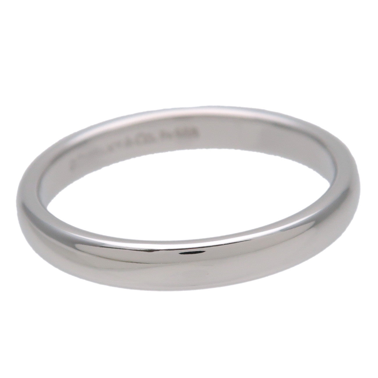 Tiffany & Co Forever Wedding Classic Band Ring PT950 Platinum US8