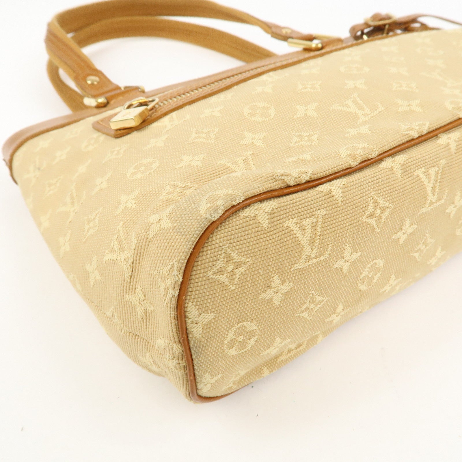 Louis Vuitton Monogram Mini Lucille PM Hand Bag Beige M92684