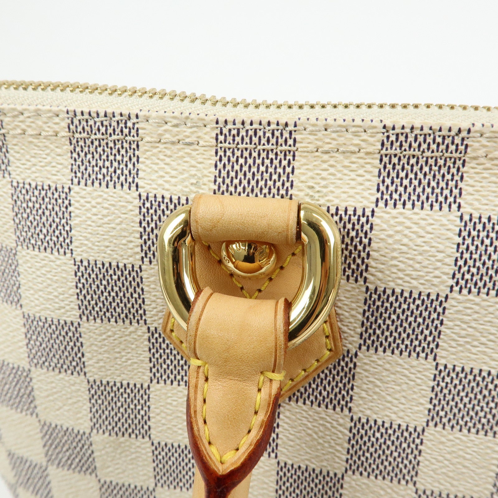 Louis Vuitton Damier Azur Saleya PM Tote Bag Hand Bag N51186