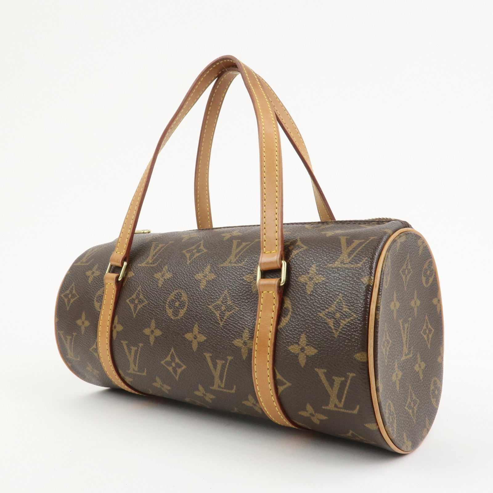 Louis Vuitton Monogram Papillon 26 Hand Bag Brown M51386