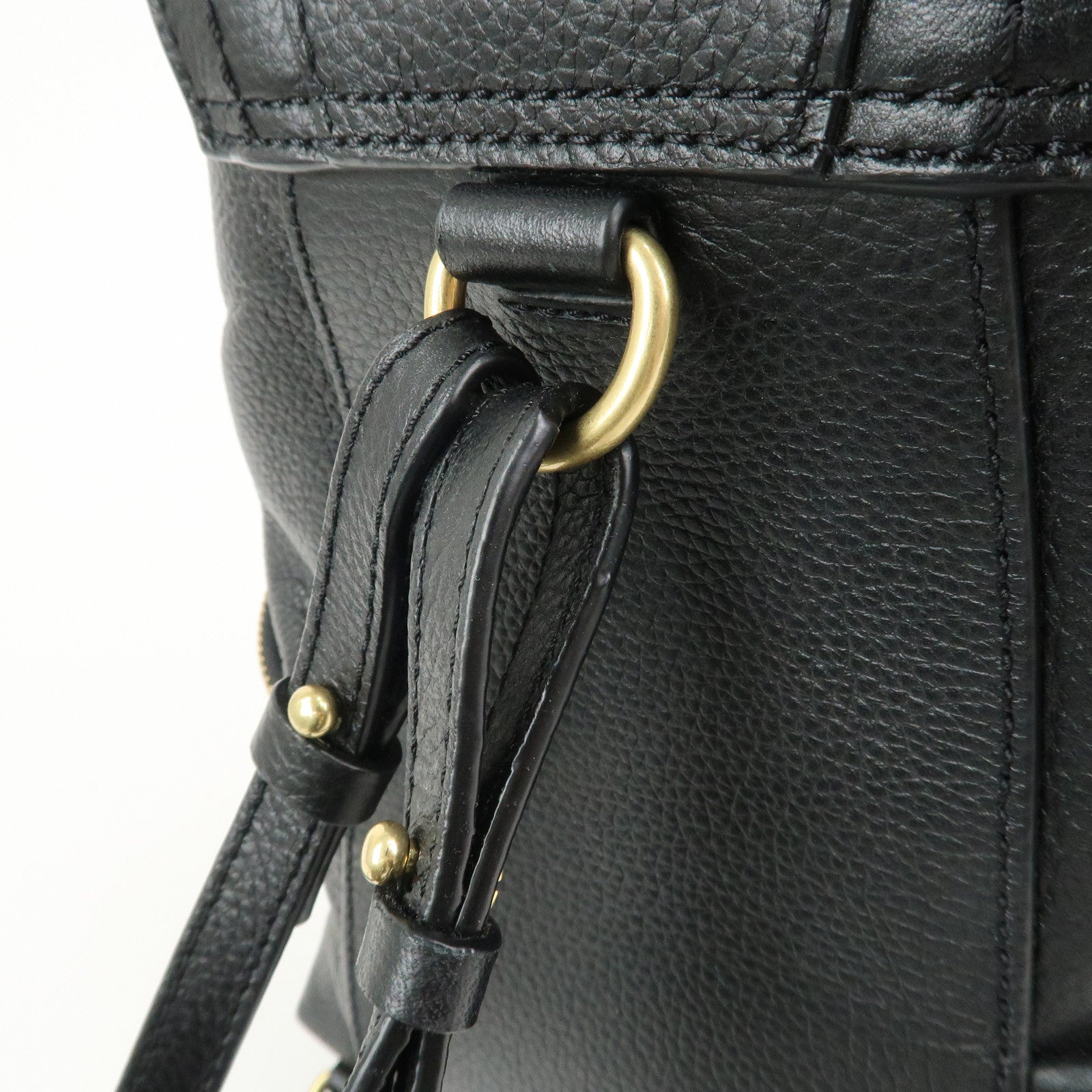 Chloe See by Chloe Olga Logo Leather 2Way Bag Backpack Hand Bag