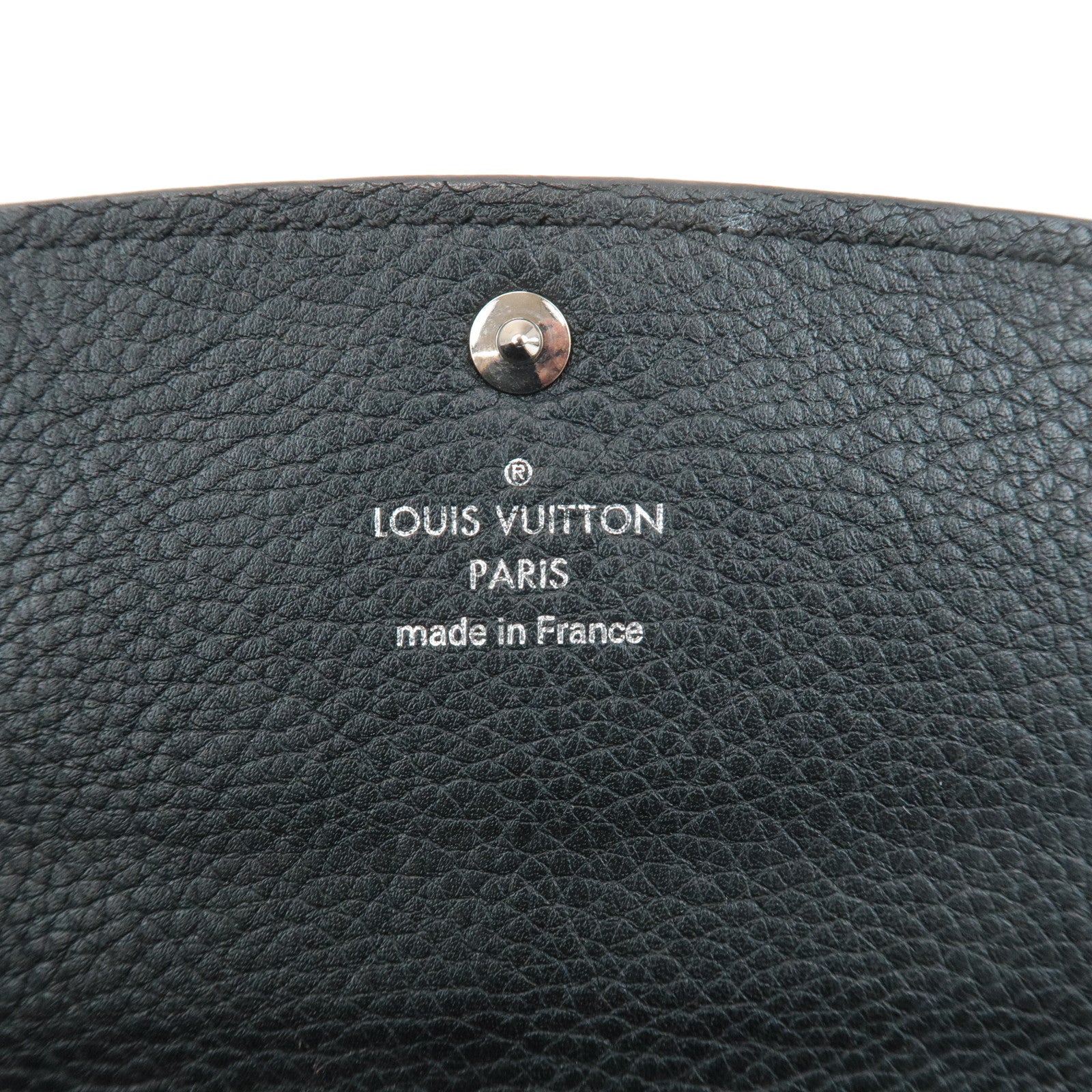 Louis Vuitton Monogram Mahina Portefeuille Iris Wallet Noir M60143 Used