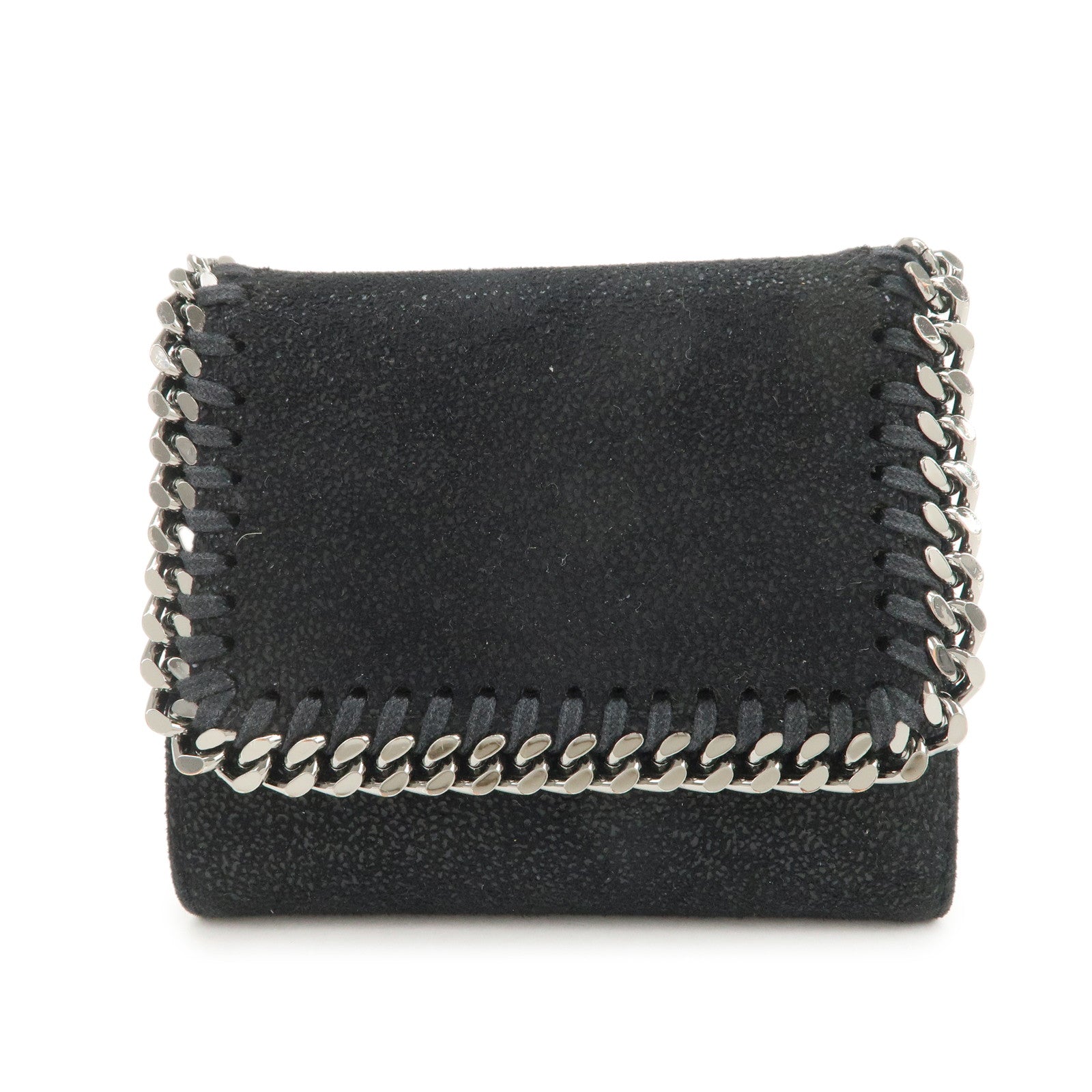 STELLA MCCARTNEY Falabella Imitation Leather Small Flap Wallet