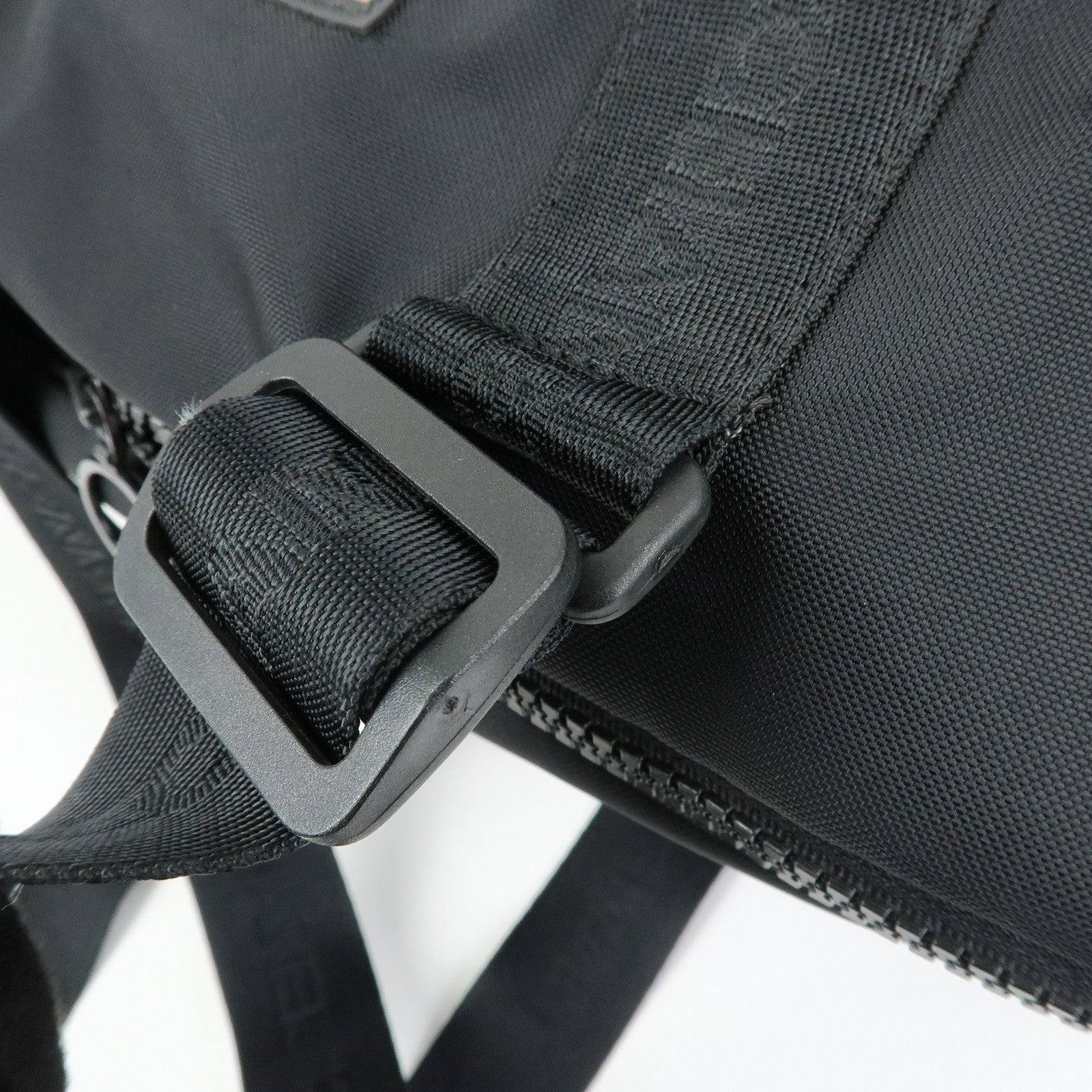 CHANEL COCO Mark Sport Line Nylon Boston Bag Shoulder Bag Black