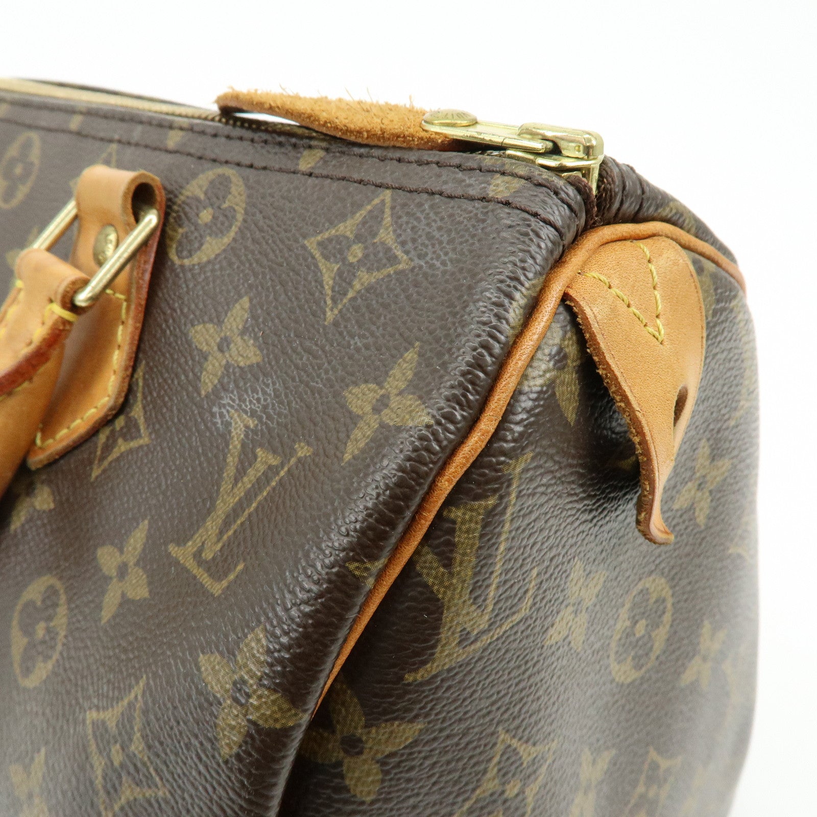 Louis Vuitton Monogram Speedy 30 Boston Bag Hand Bag Brown M41526