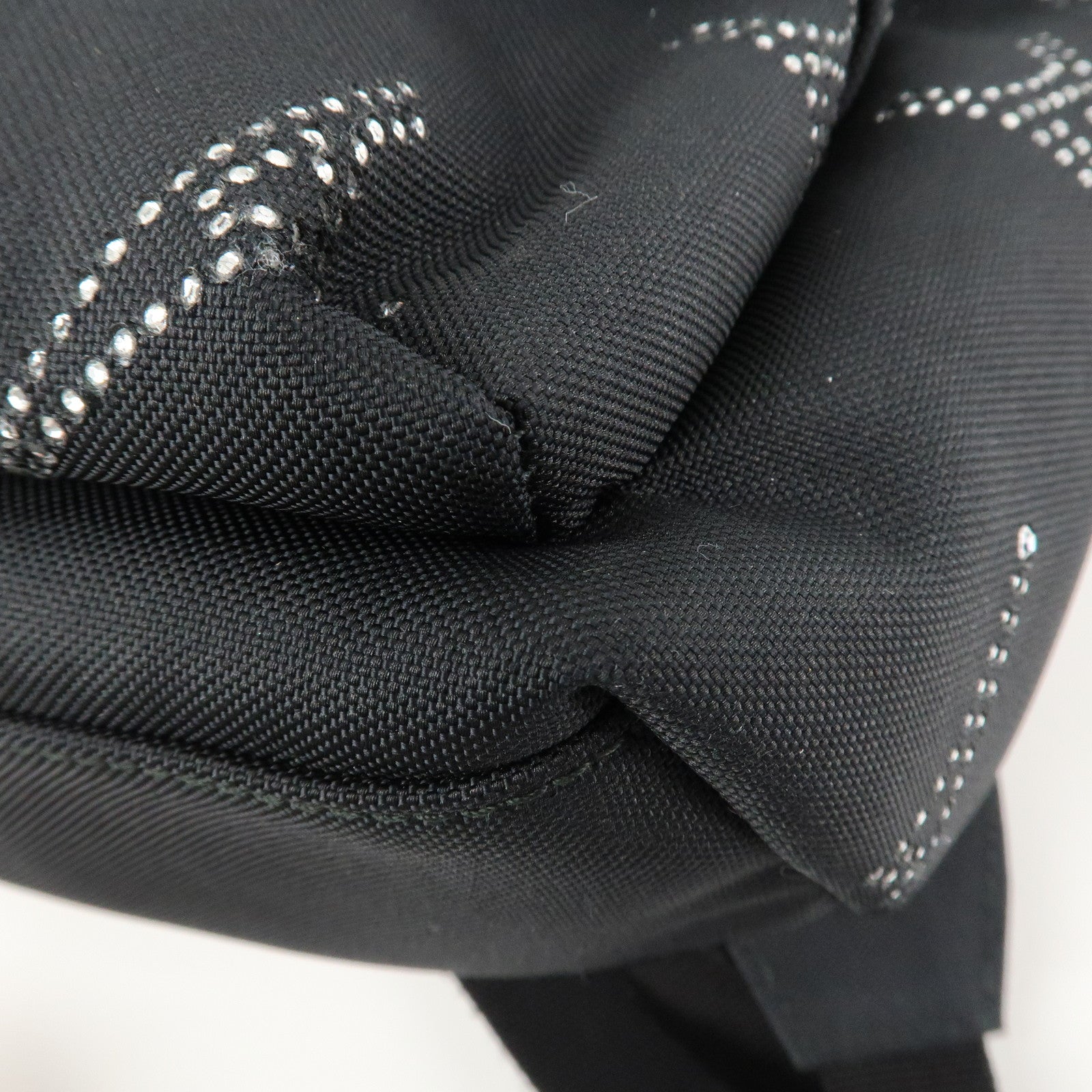 BALENCIAGA Explore Nylon Backpack Eiffel Tower Black 558163