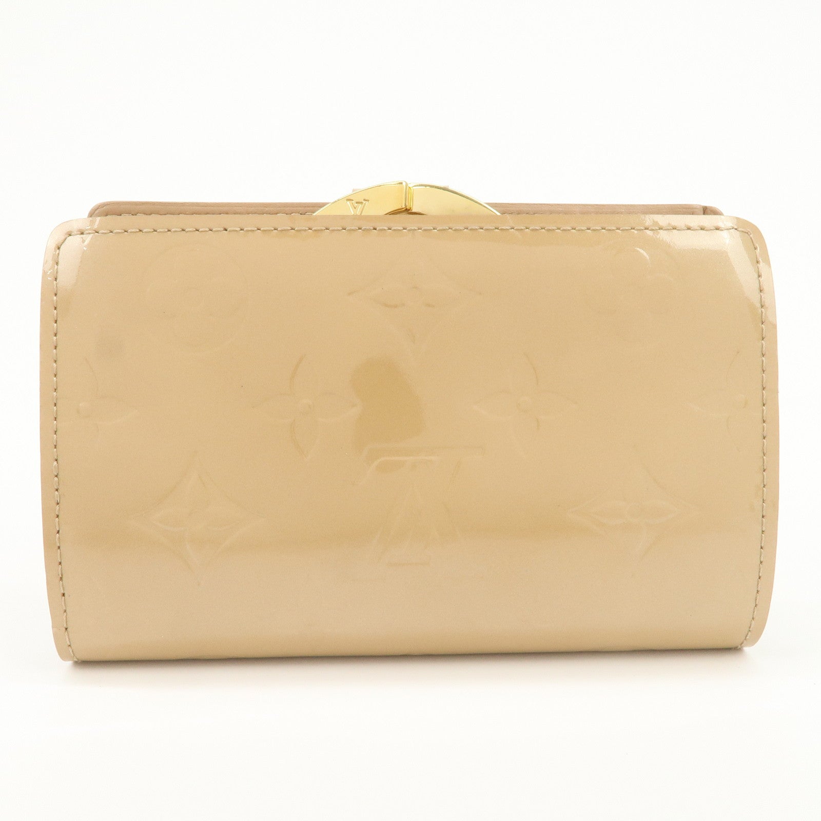 Louis Vuitton Monogram Vernis Porte Monnaie Noisette M91361