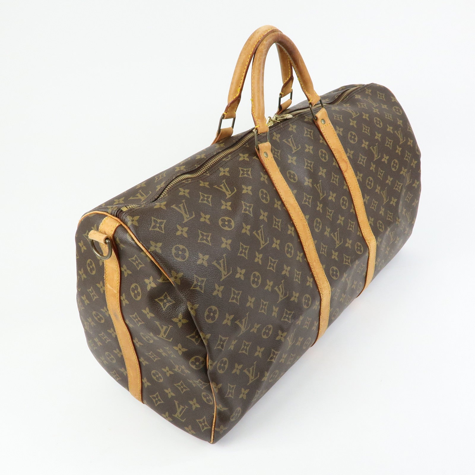 Louis Vuitton Monogram Keep All Bandouliere 60 Boston Bag M41412