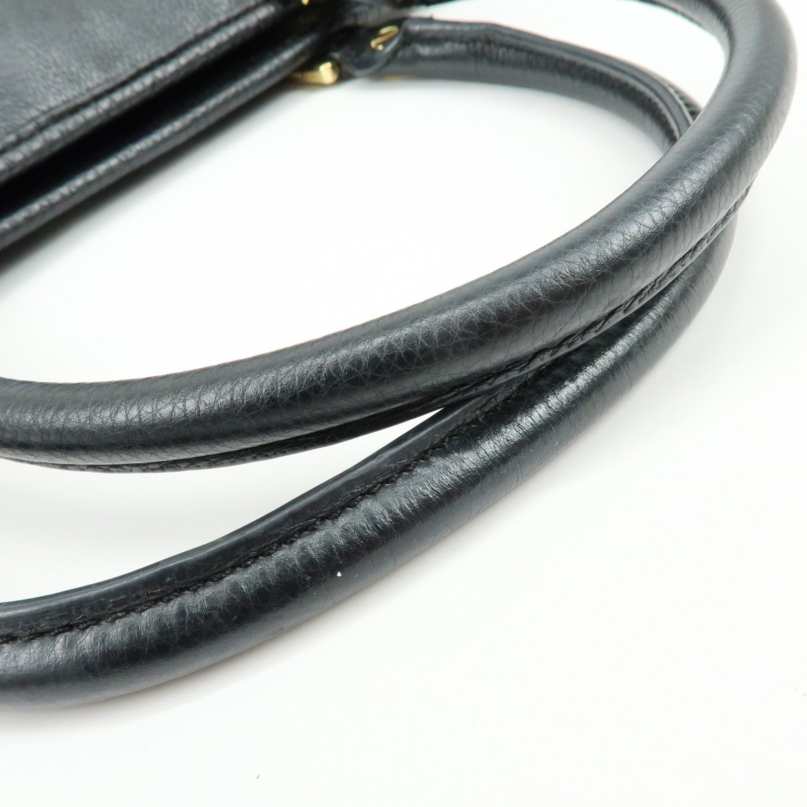 TORY BURCH Amanda Leather 2Way Bag Hand Bag Shoulder Bag Black