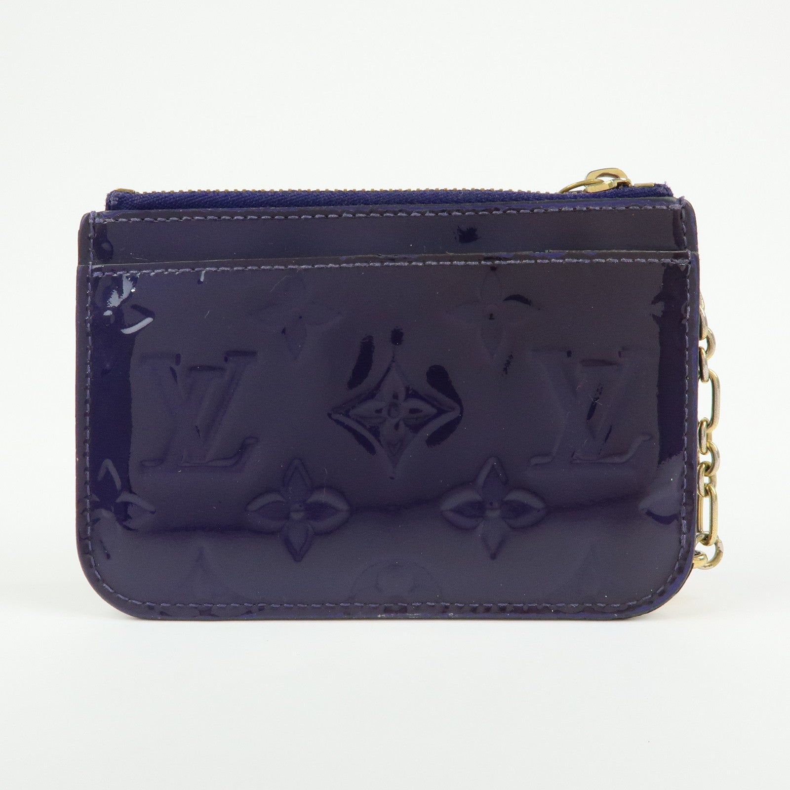 Louis Vuitton Monogram Vernis Pochette Cles NM Coin Case M90311