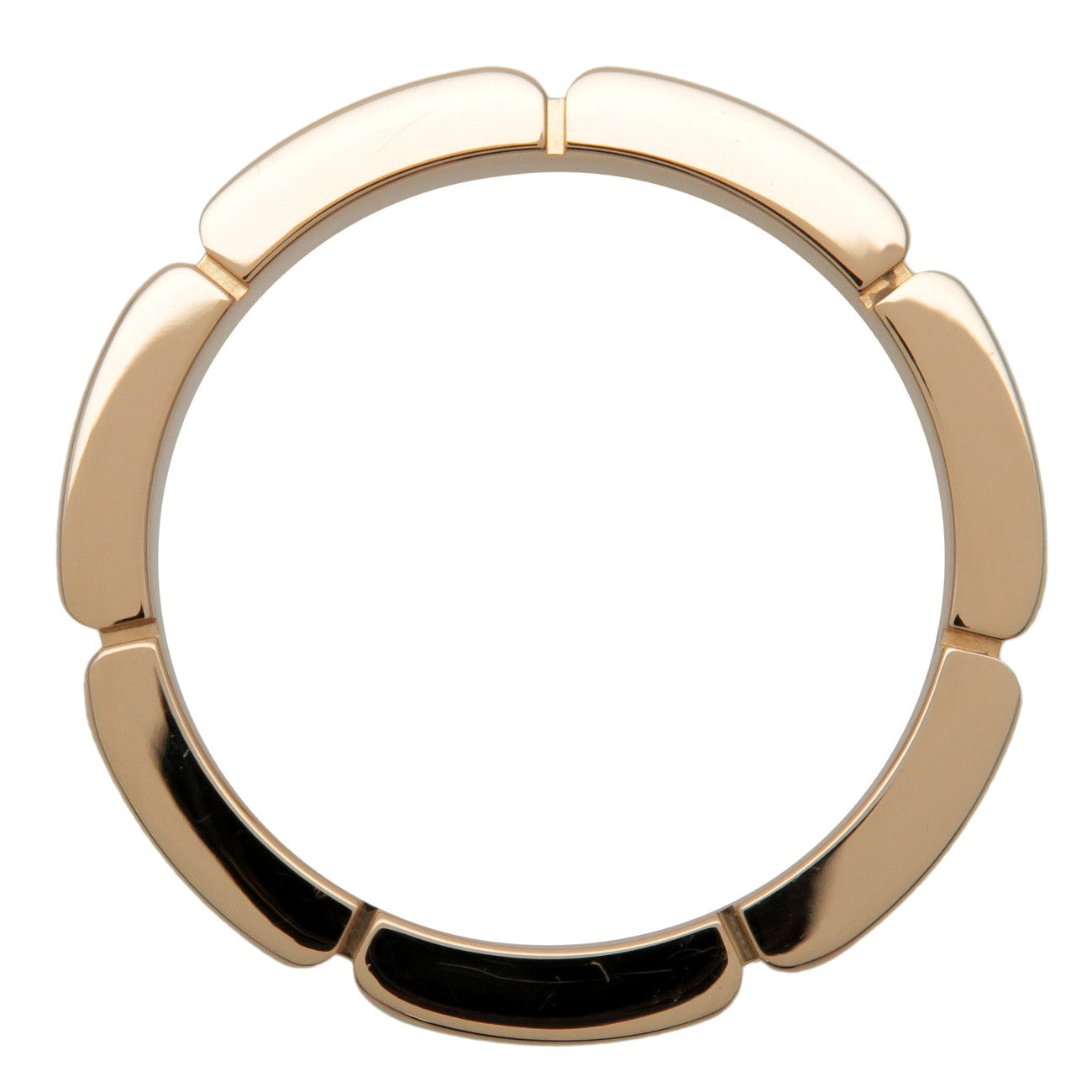 Cartier Maillon Panthere 4P Diamond Ring 750YG #51 US5.5 EU51