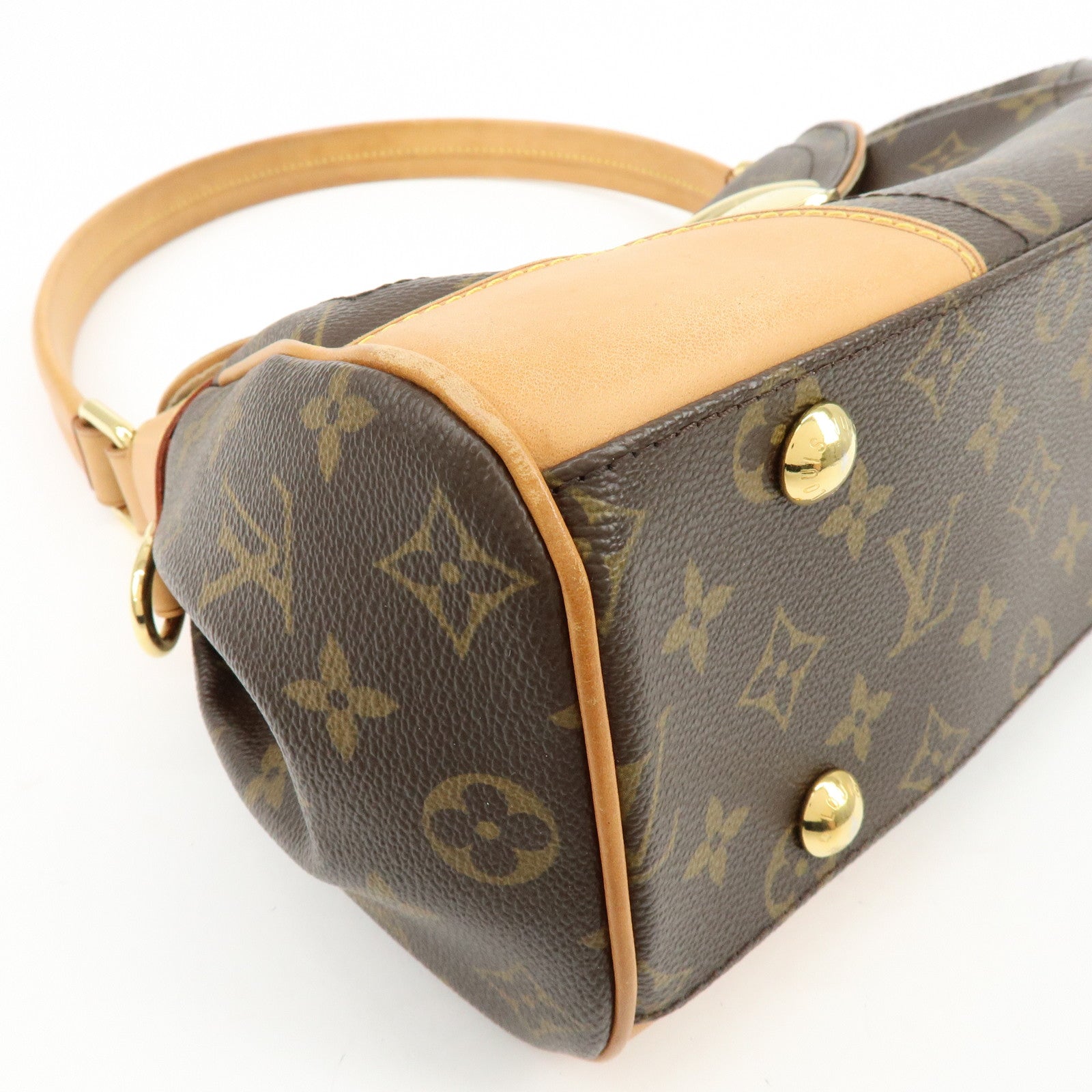 Louis Vuitton Monogram Beverly MM Shoulder Bag Brown M40121