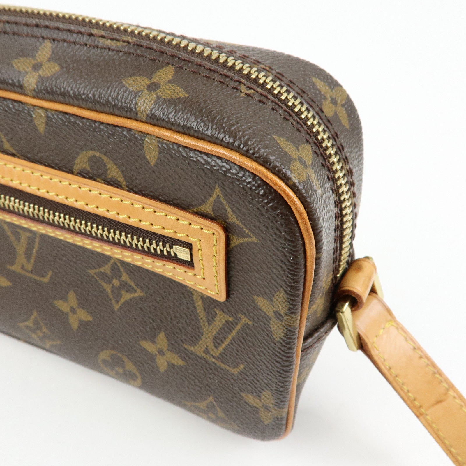 Louis Vuitton Monogram Pochette Cite Shoulder Bag Brown M51183