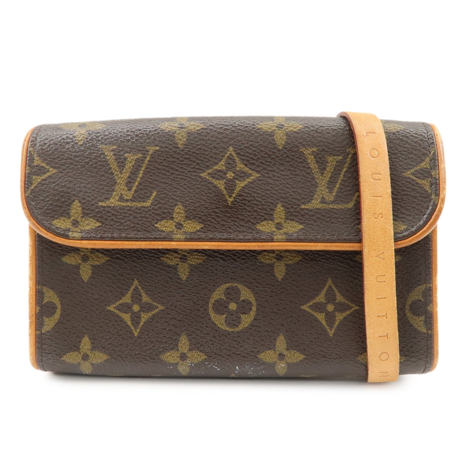 Louis Vuitton Monogram Pochette Florentine Waist Bag Belt M51855 Used