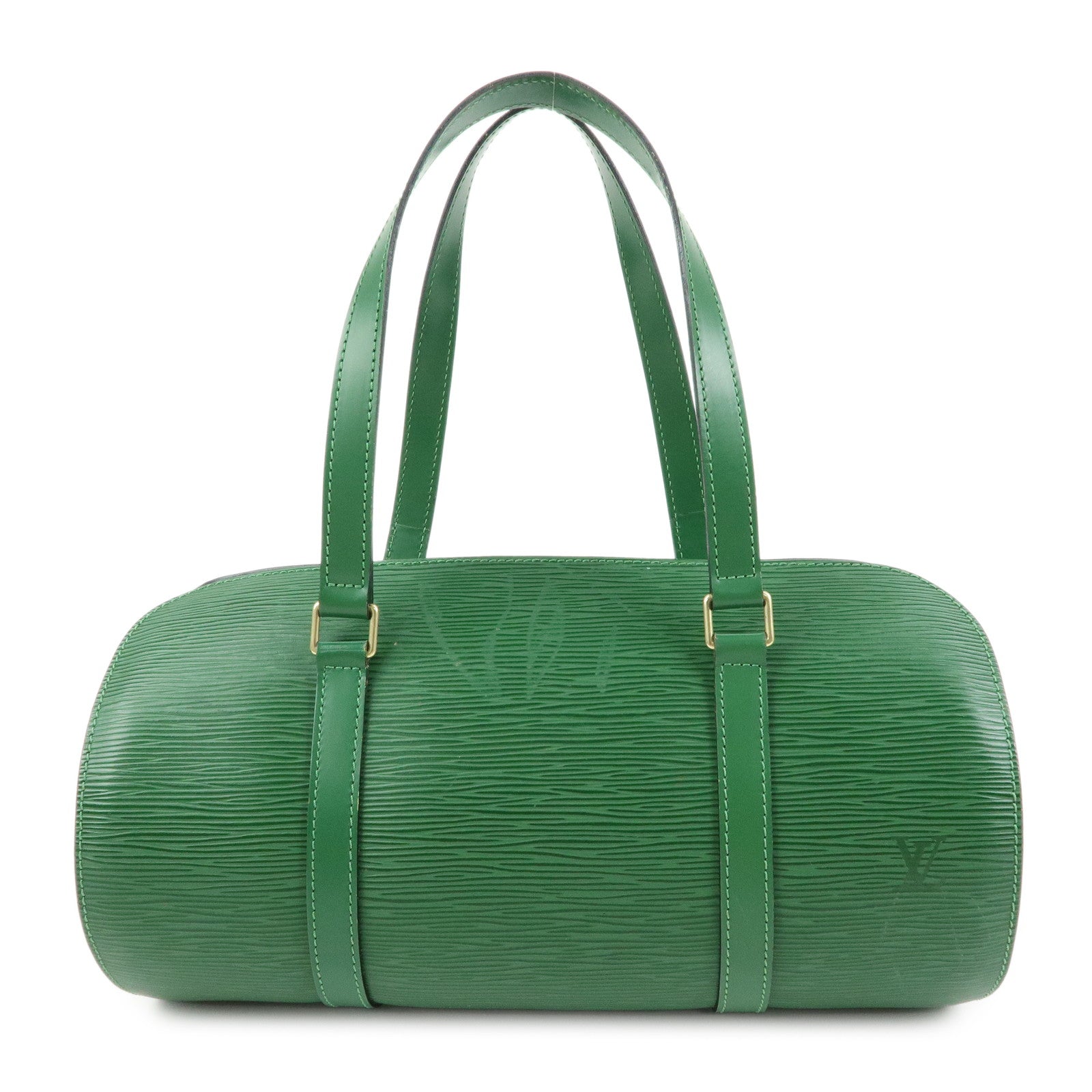 Louis Vuitton Epi Soufflot Hand Bag Borneo Green M52224