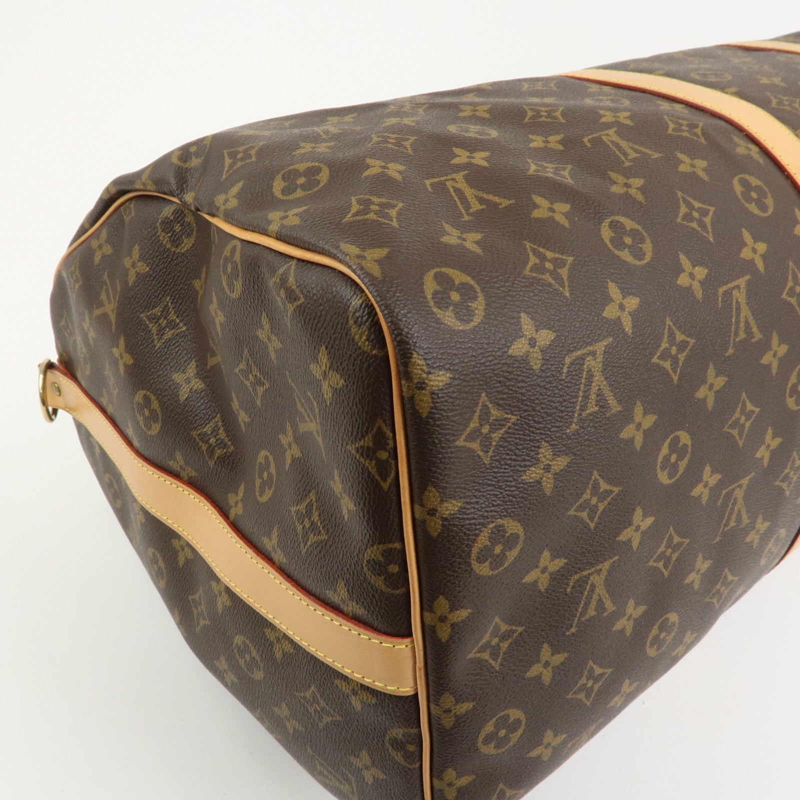 Louis Vuitton Monogram Keep All Bandouliere 60 Boston Bag M41412