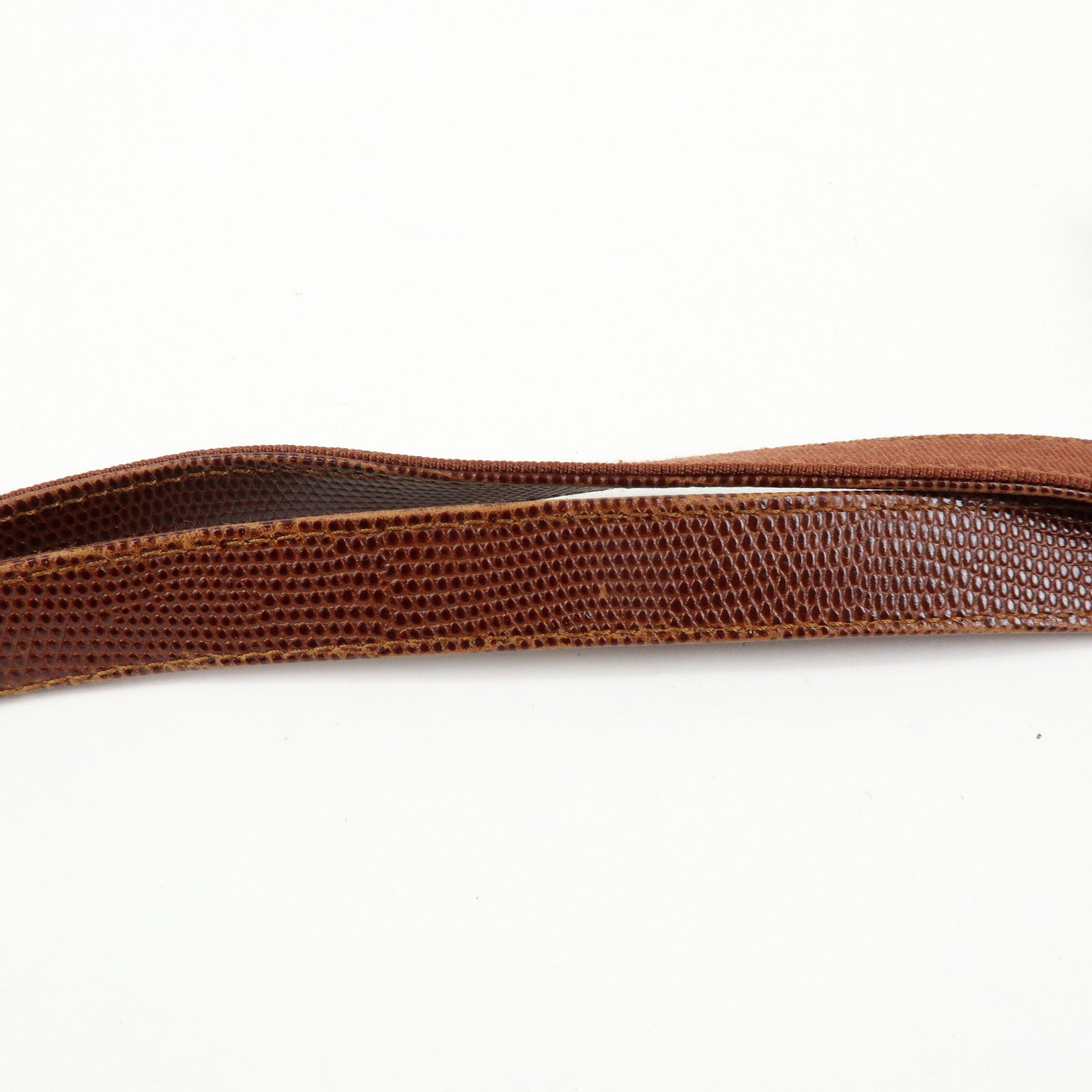 Ferragamo Vara Embossed Leather Tote Bag Shoulder Bag Brown