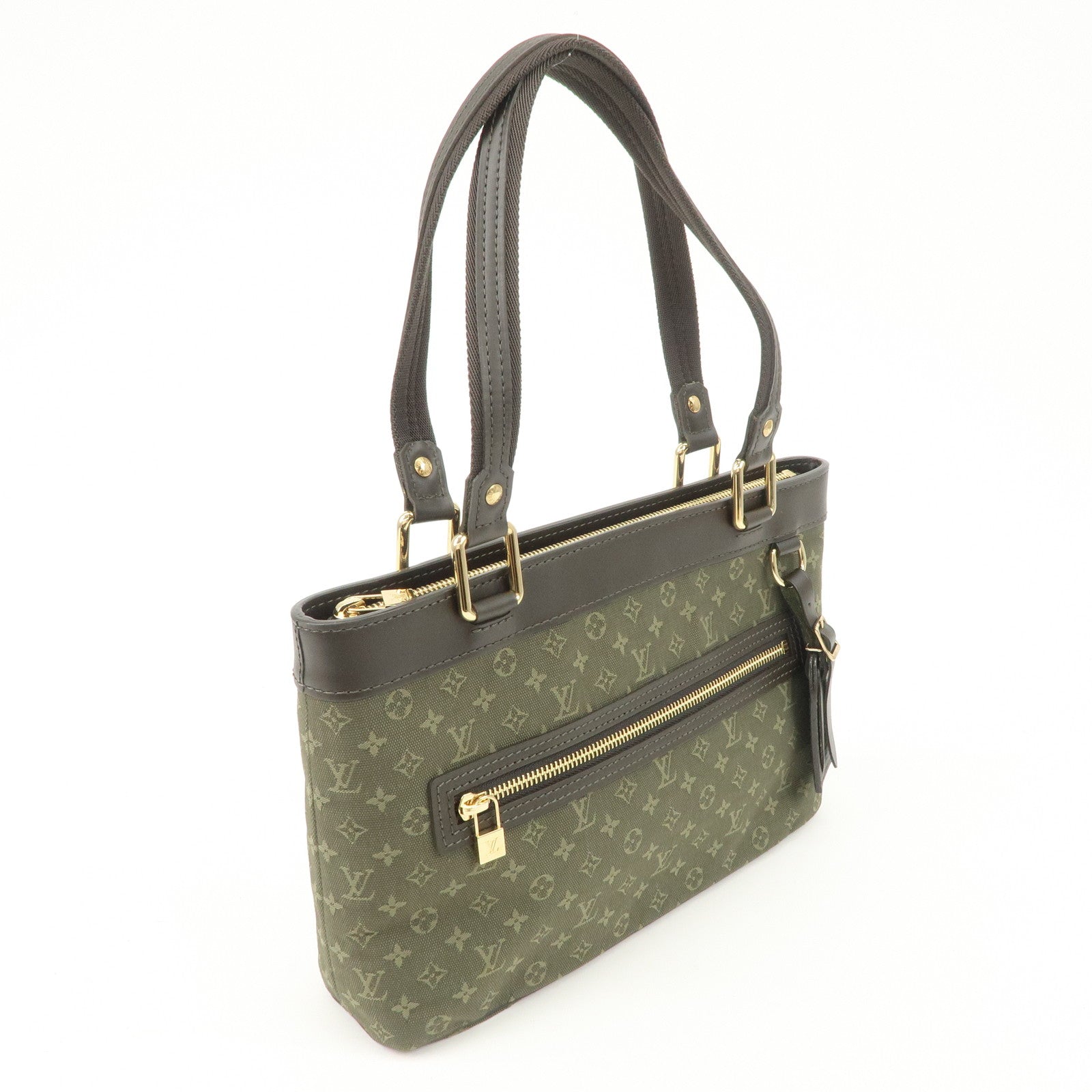 Louis Vuitton Monogram Mini Lucille PM Hand Bag TST Khaki M92682