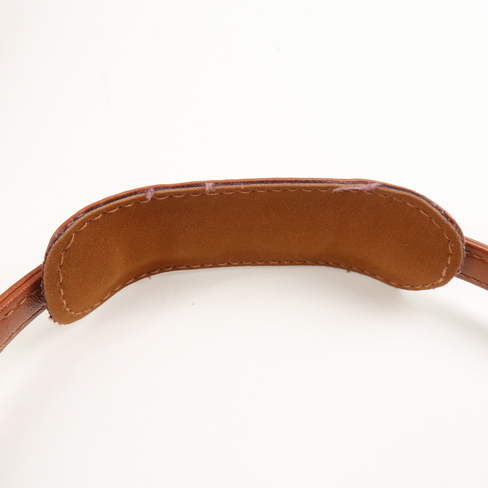 MCM Visetos Leather 2WAY Bag Hand Bag Shoulder Bag Brown