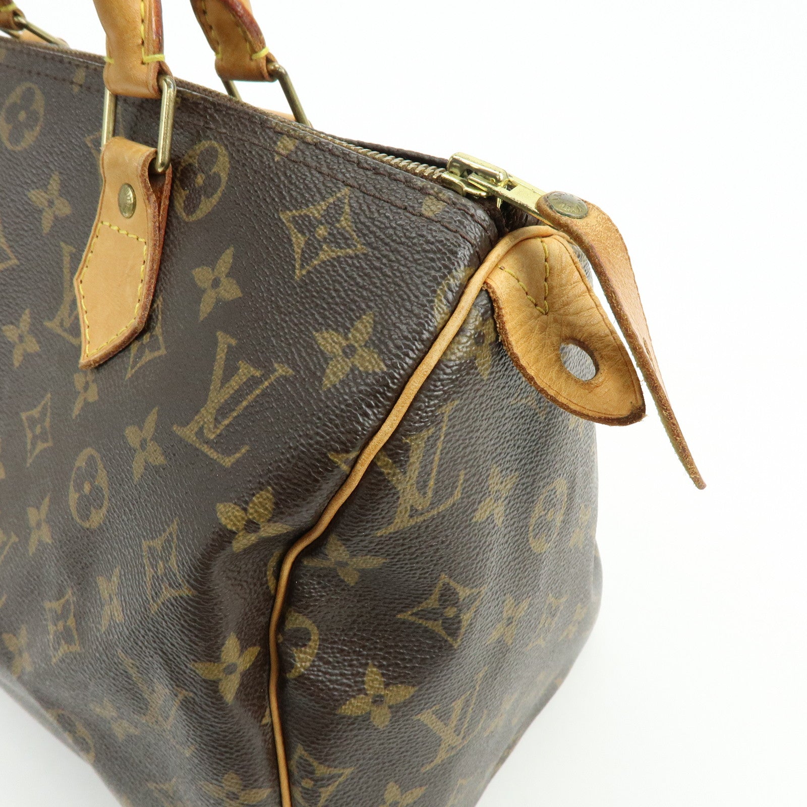 Louis Vuitton Monogram Speedy 30 Boston Bag Hand Bag Brown M41526