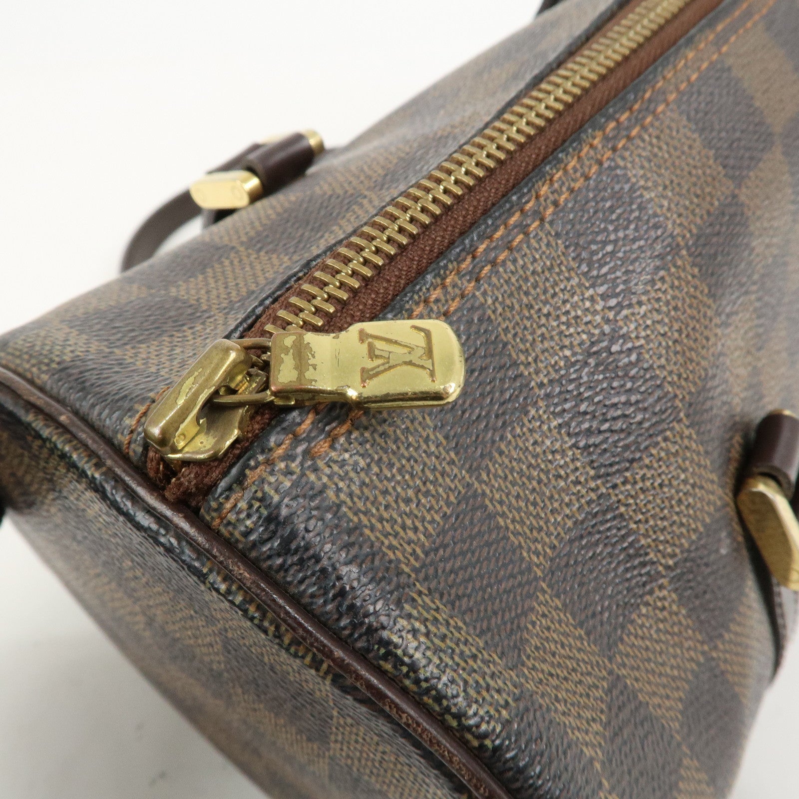Louis Vuitton Damier Ebene Papillon 30 Hand Bag Brown N51303