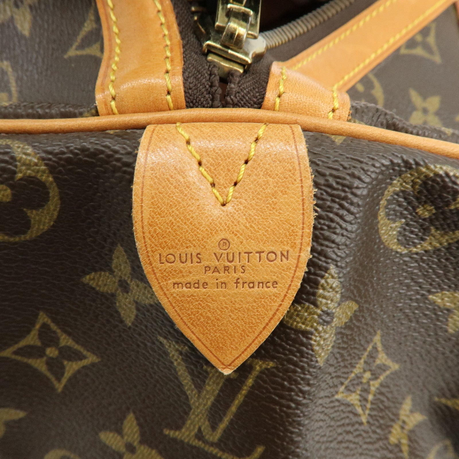 Louis Vuitton Monogram Sac Souple 45 Boston Bag Brown M41624
